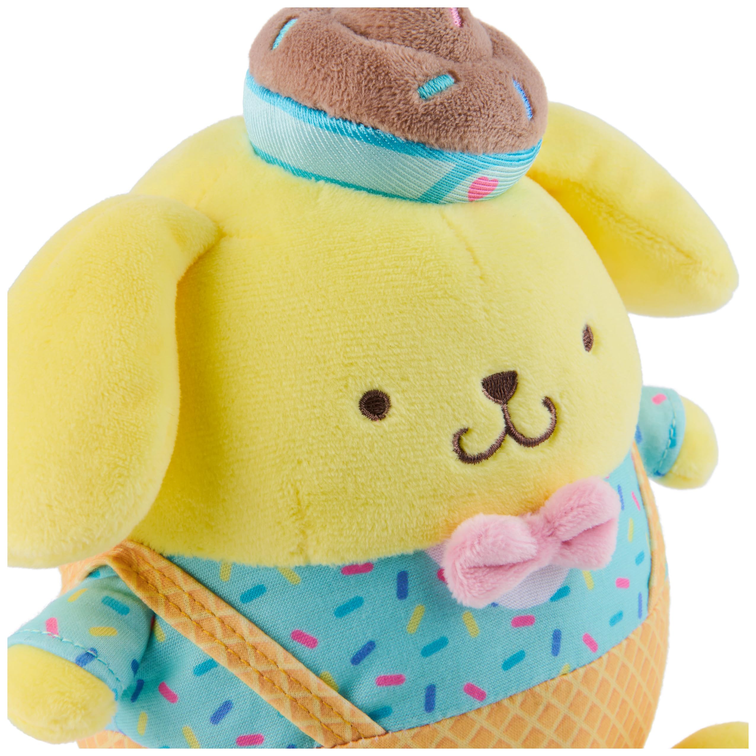 Foto 4 pulgar | Peluche Gund Sanrio Hello Kitty Pompompurin Helado 15 Cm - Venta Internacional.