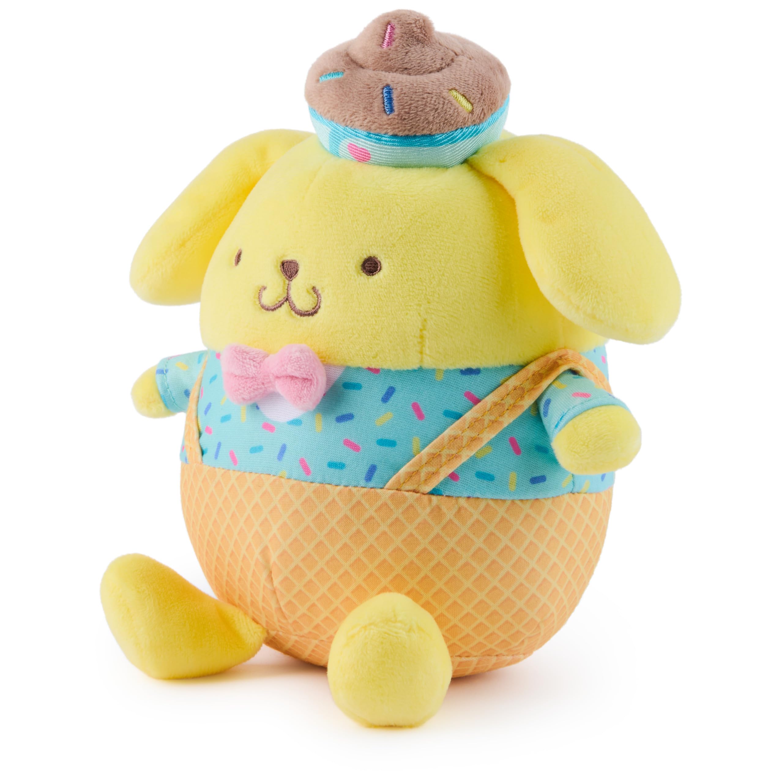 Foto 5 pulgar | Peluche Gund Sanrio Hello Kitty Pompompurin Helado 15 Cm - Venta Internacional.