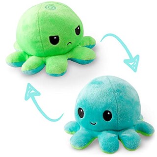 Foto 1 | Plushie Teeturtle The Original Reversible Octopus Green + Aqua - Venta Internacional.