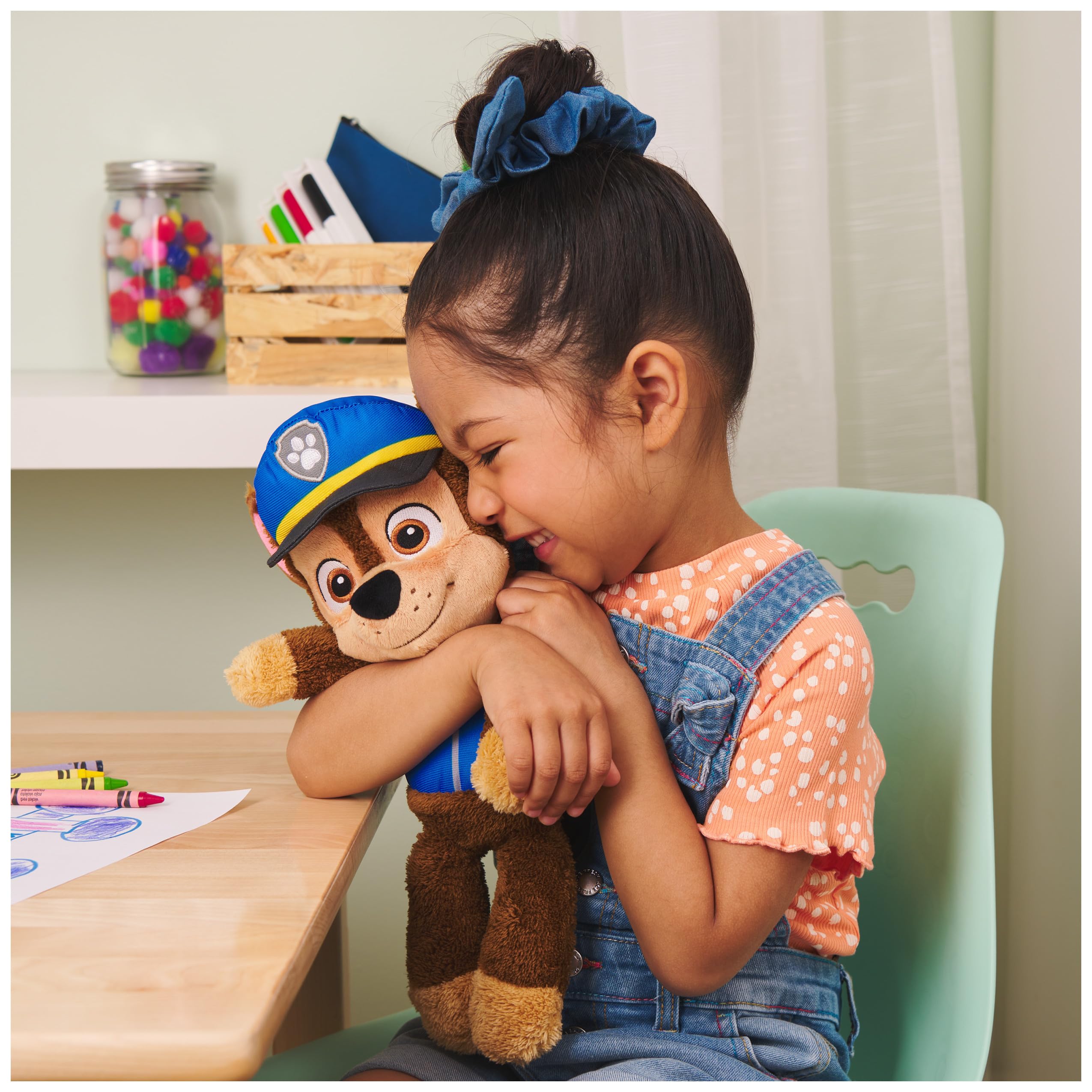 Foto 4 pulgar | Peluche Gund Paw Patrol Chase Take Along Buddy 33 Cm Azul - Venta Internacional.