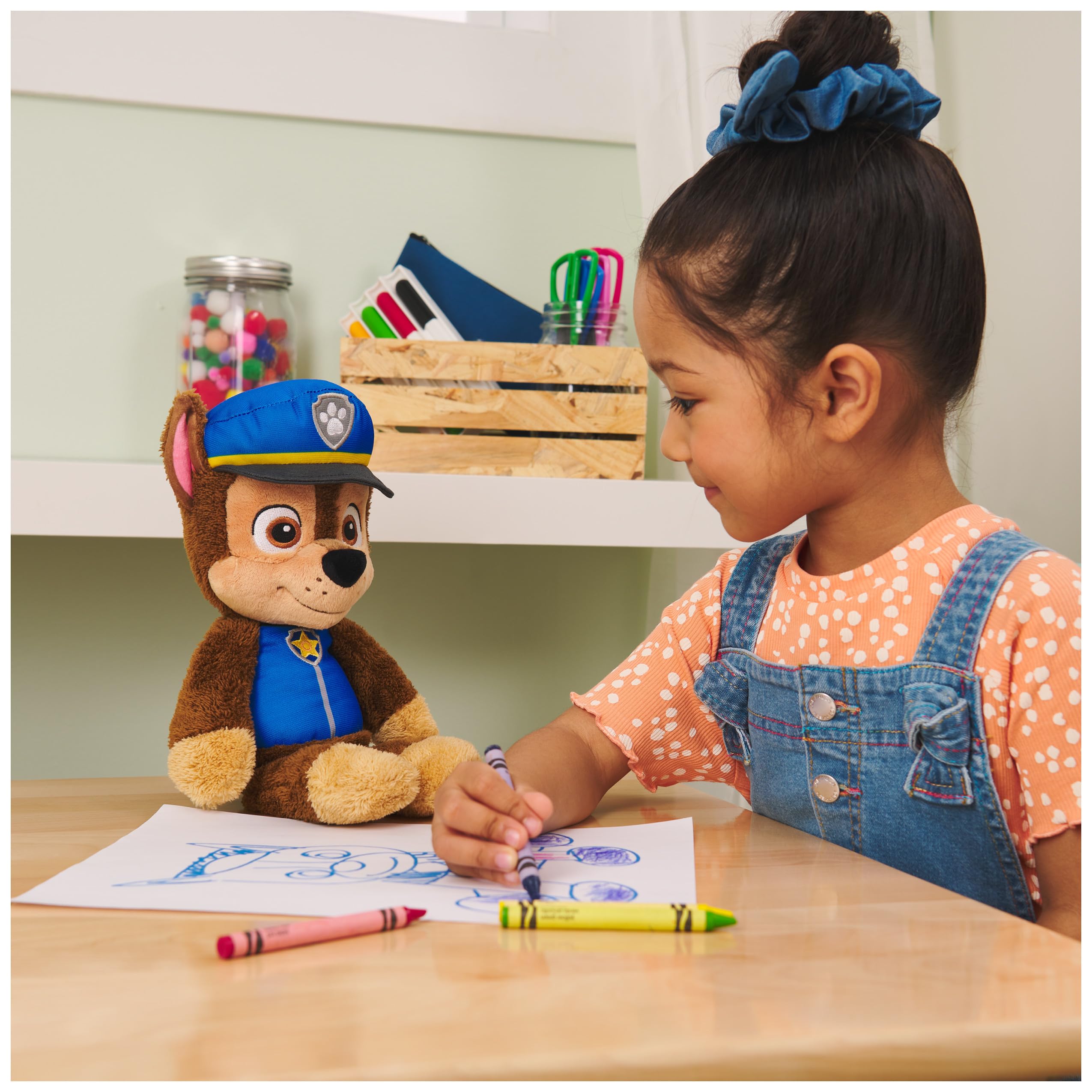 Foto 8 pulgar | Peluche Gund Paw Patrol Chase Take Along Buddy 33 Cm Azul - Venta Internacional.