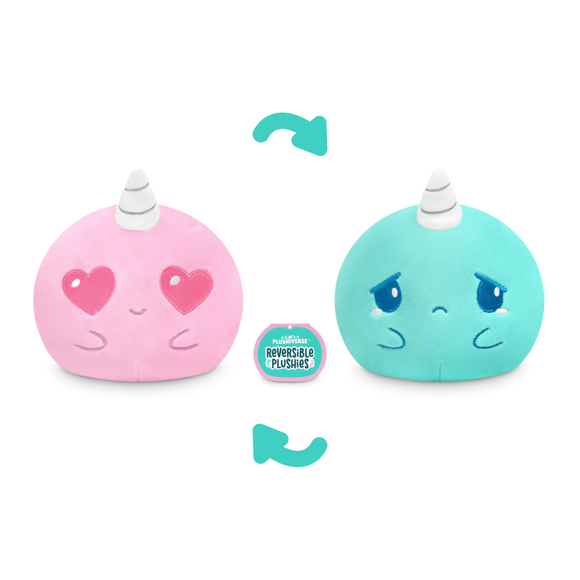 Foto 4 pulgar | Peluche Teeturtle 4 Reversible Narval - Venta Internacional