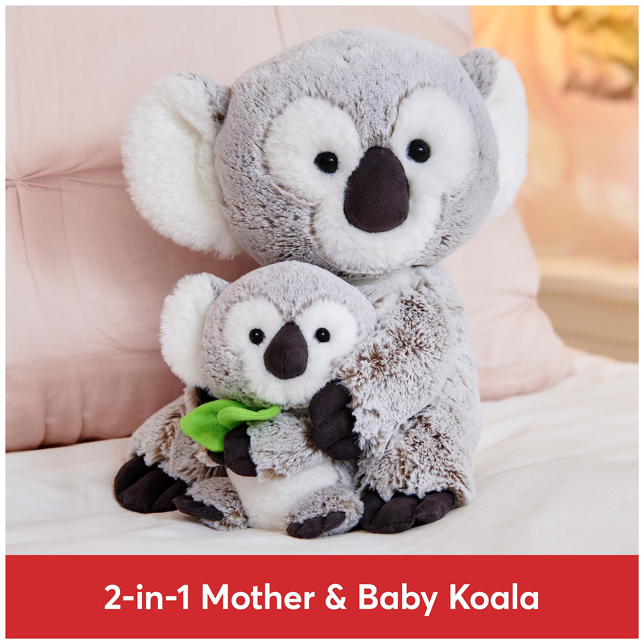 Foto 8 pulgar | Peluche Gund Zozo The Koala Bear Con Joey, 25 Cm, Gris/blanco - Venta Internacional.