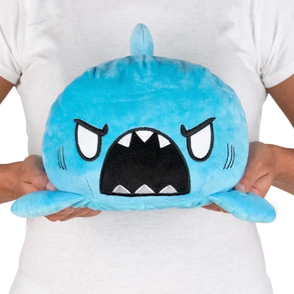 Juguete De Peluche Teeturtle Original Reversible Big Shark Blue - Venta Internacional.