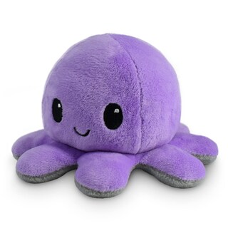 Foto 2 | Plushie Teeturtle Reversible Octopus Happy Purple + Dead Grey - Venta Internacional.
