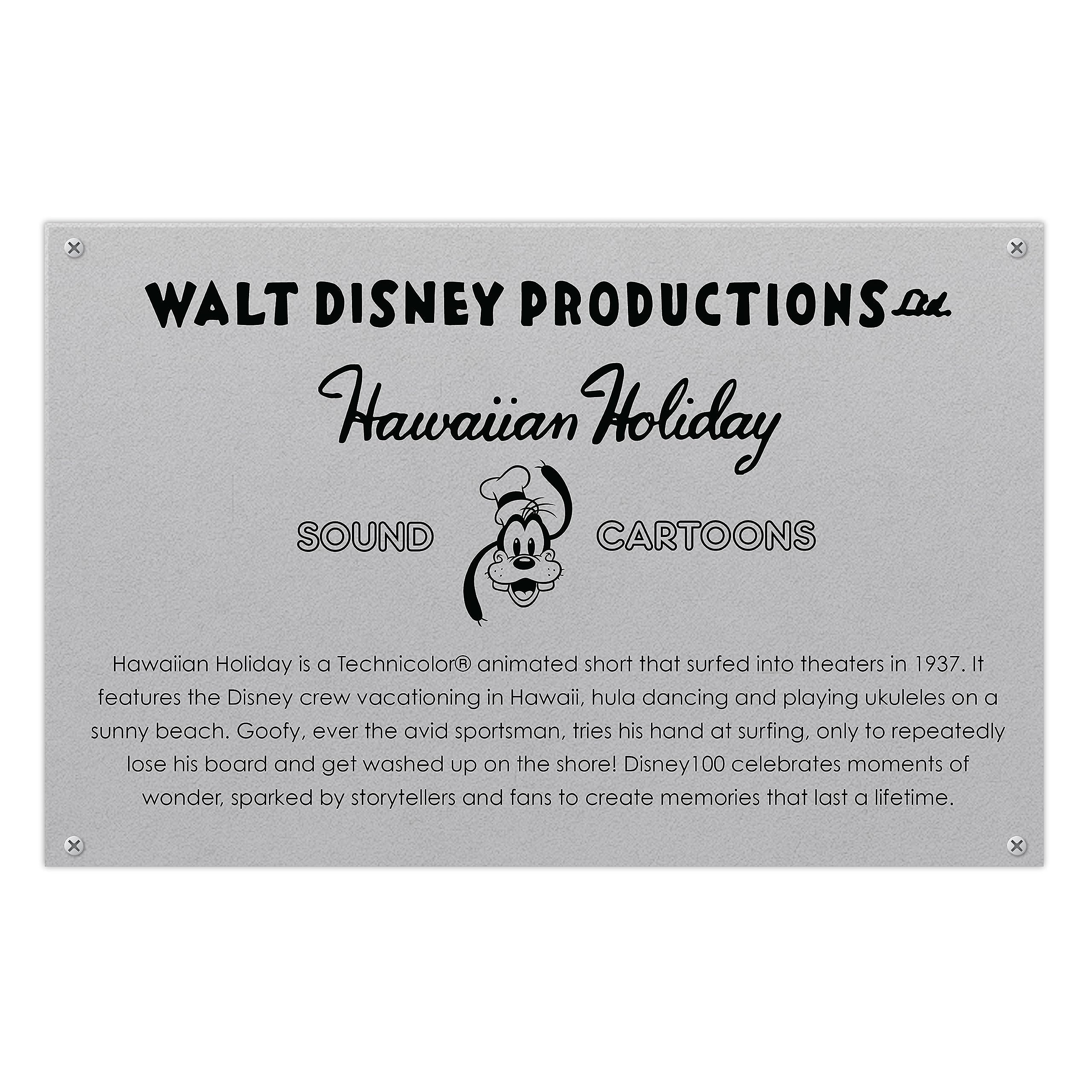 Foto 2 | Peluche De Peluche Just Play Disney Goofy Hawaiian De 13 Pulgadas - Venta Internacional.