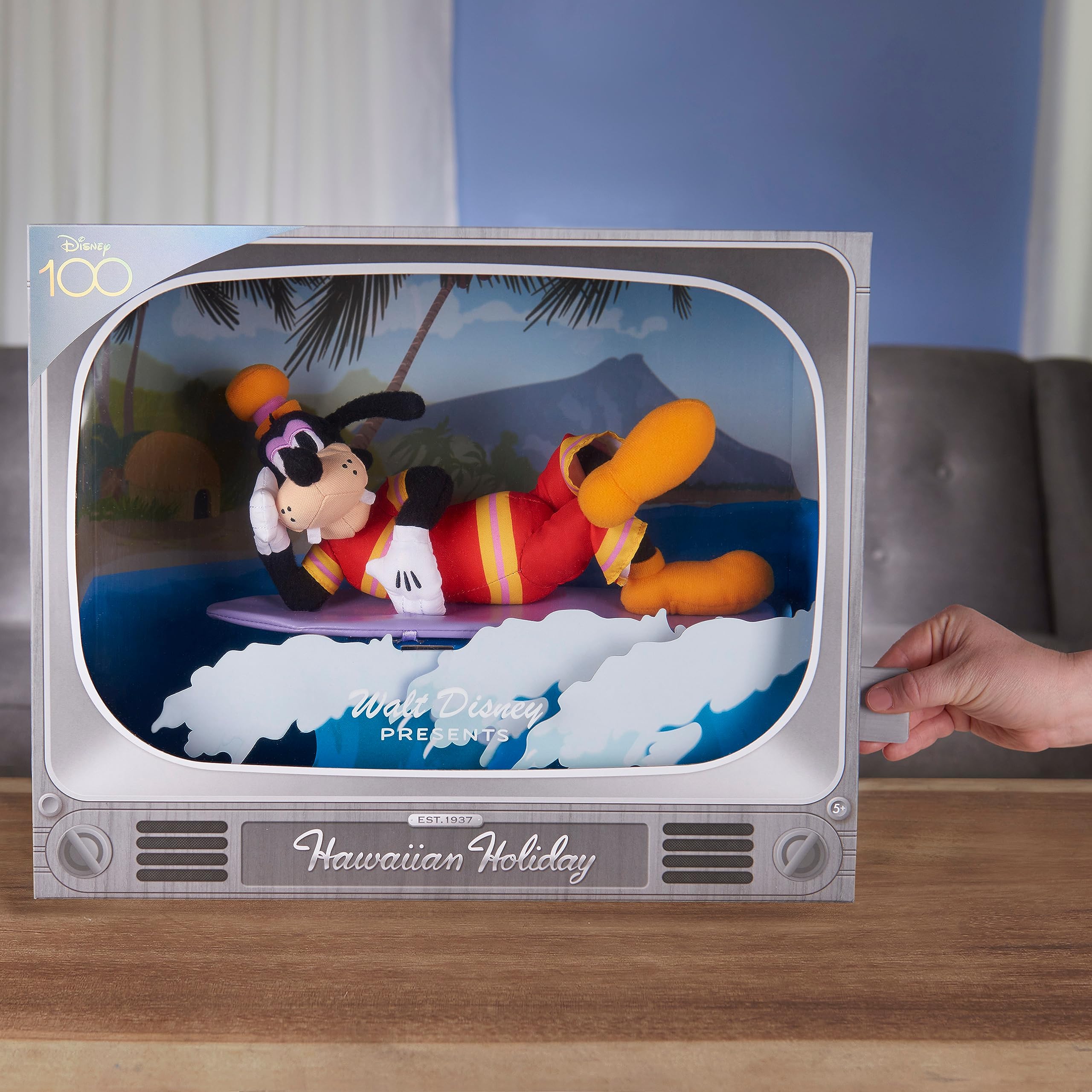 Foto 4 pulgar | Peluche De Peluche Just Play Disney Goofy Hawaiian De 13 Pulgadas - Venta Internacional.