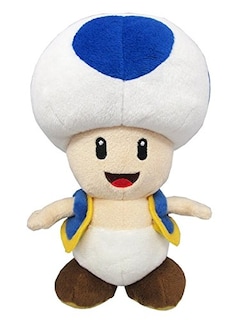 Foto 1 | Sapo De Peluche Little Buddy Super Mario All Star Blue Sapo De 7 Cm - Venta Internacional.