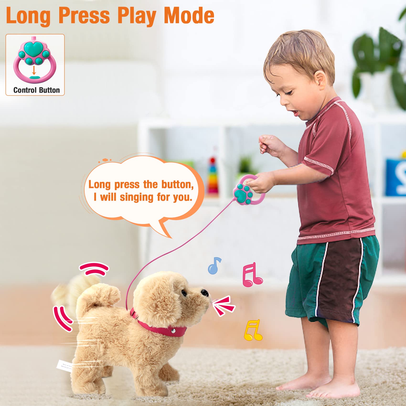 Foto 5 | Peluche Parlante Koonie Golden Retriever Para Niños - Venta Internacional.