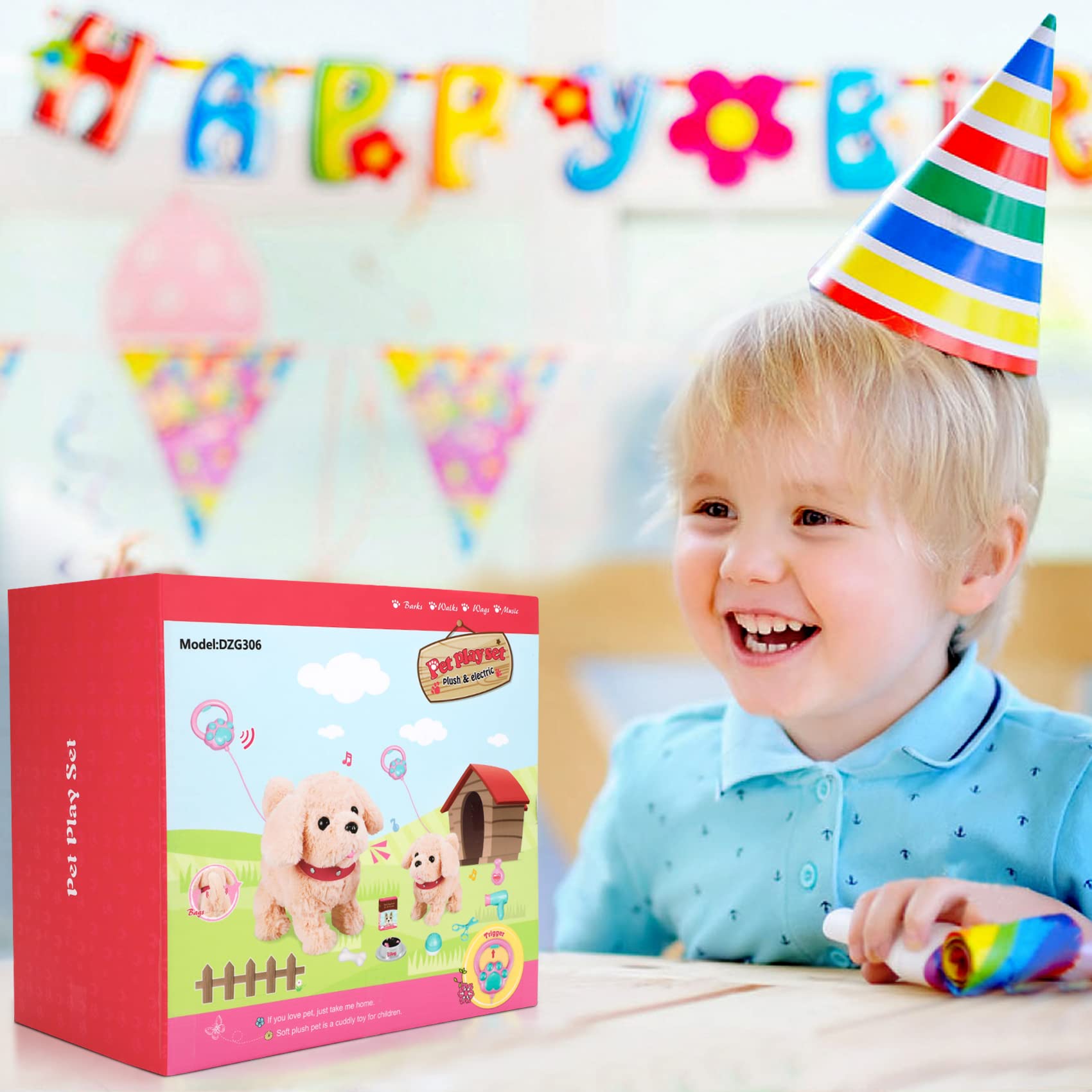 Foto 6 | Peluche Parlante Koonie Golden Retriever Para Niños - Venta Internacional.