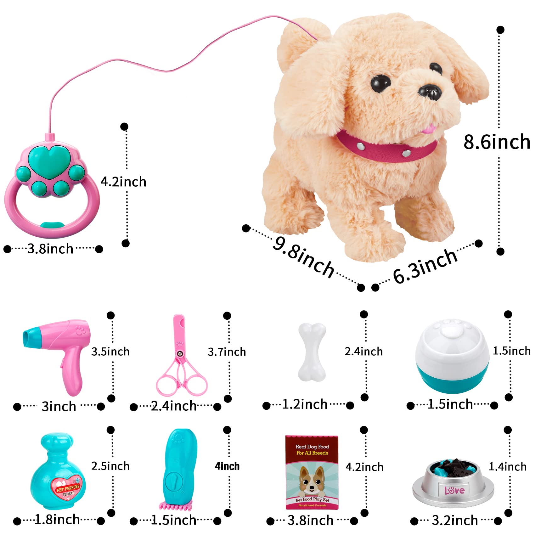 Foto 7 | Peluche Parlante Koonie Golden Retriever Para Niños - Venta Internacional.