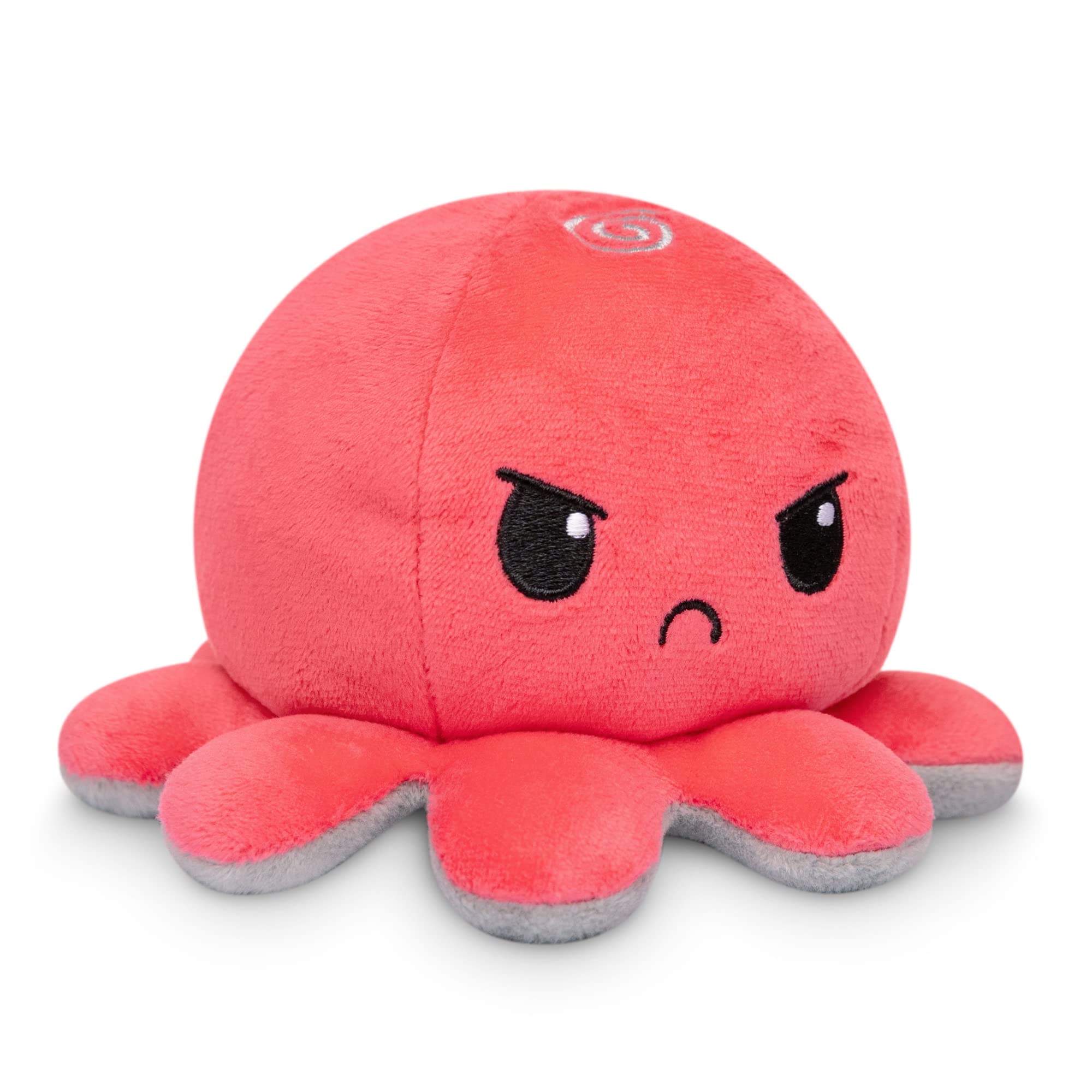 Plushie Teeturtle The Original Reversible Octopus Rojo+grey - Venta Internacional.