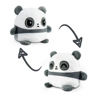 Foto 1 | Peluche Teeturtle Plushmates Reversible Panda Con Manecillas Magnéticas - Venta Internacional.