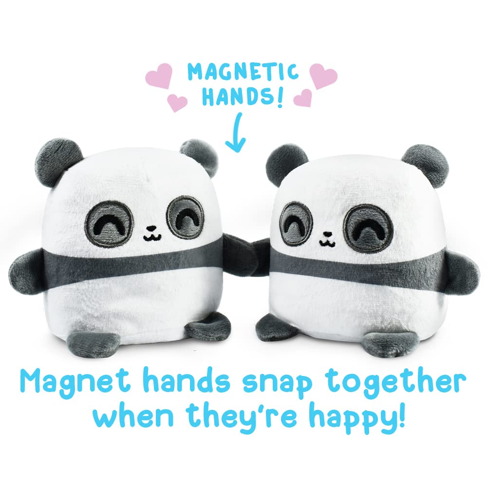 Foto 2 | Peluche Teeturtle Plushmates Reversible Panda Con Manecillas Magnéticas - Venta Internacional.