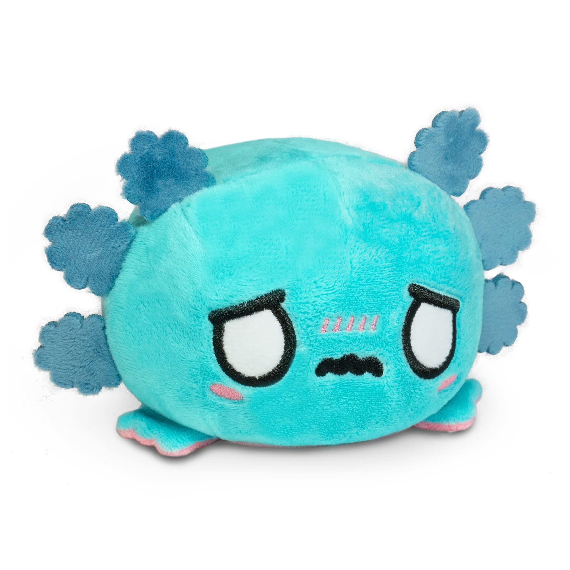 Plushie Teeturtle The Original, Reversible Axolotl, Rosa Y Azul - Venta Internacional.