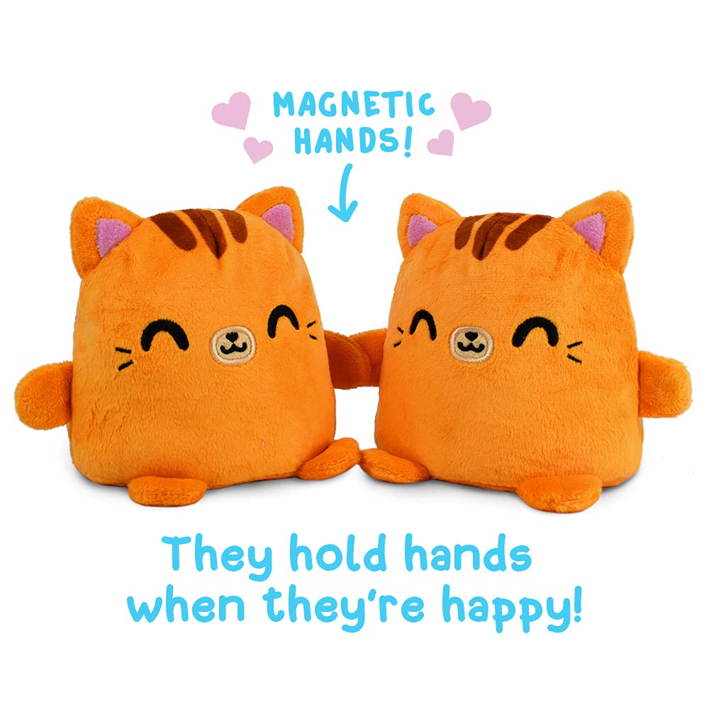 Foto 3 pulgar | Plushmates Teeturtle, Gato Atigrado Reversible, Naranja, 11,4 Cm - Venta Internacional.