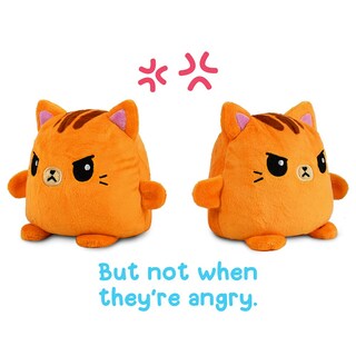 Foto 3 | Plushmates Teeturtle, Gato Atigrado Reversible, Naranja, 11,4 Cm - Venta Internacional.