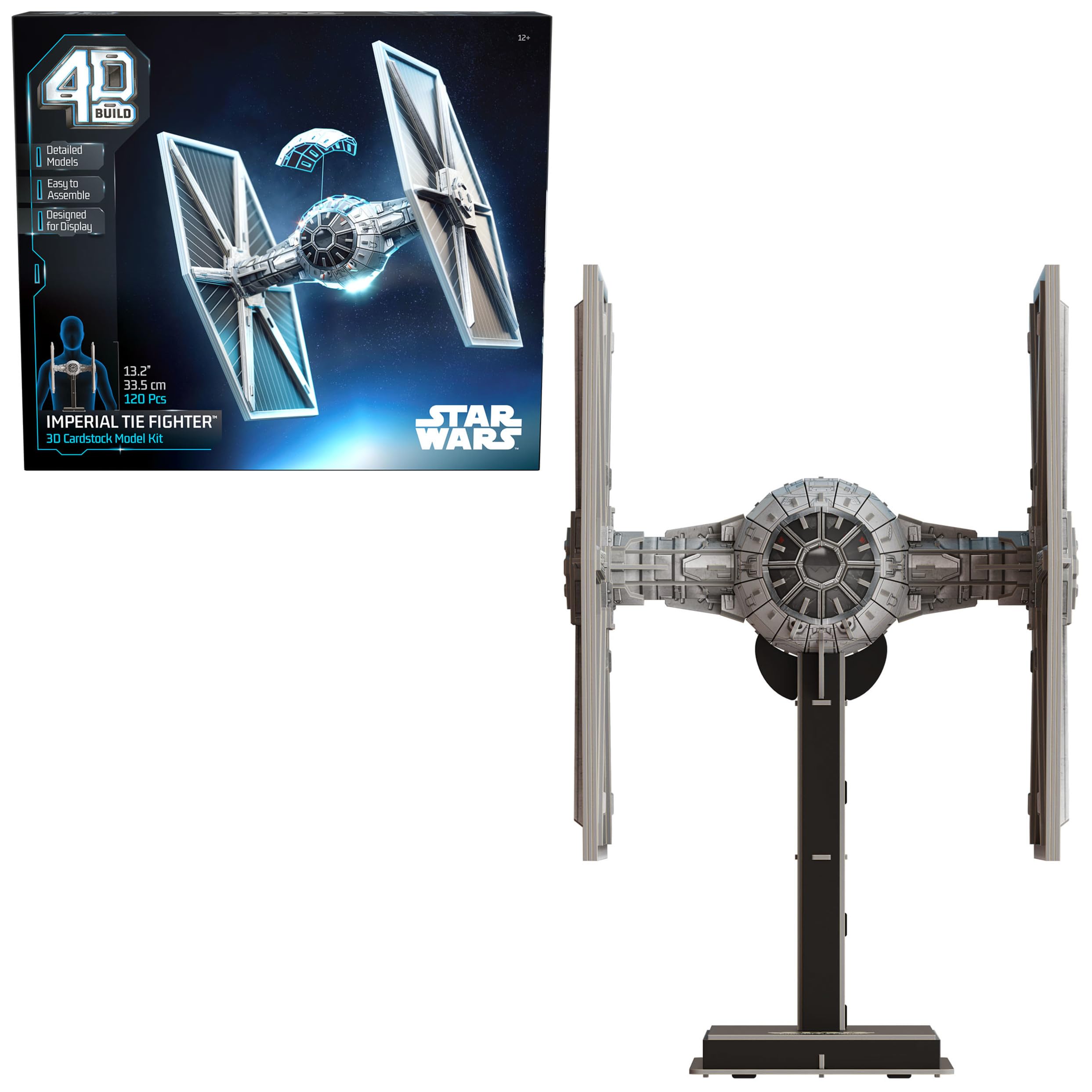 Foto 2 pulgar | Kit De Maquetas 3d Star Wars Imperial Tie Fighter, 120 Piezas - Venta Internacional.