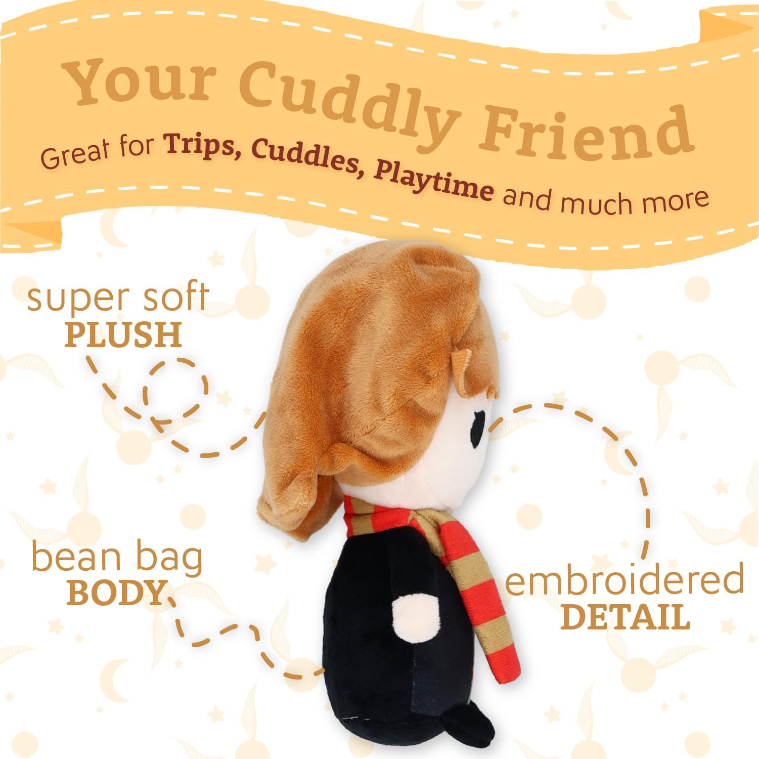 Foto 4 pulgar | Peluche Kids Preferred Harry Potter Hermione de 15 cm - Venta Internacional