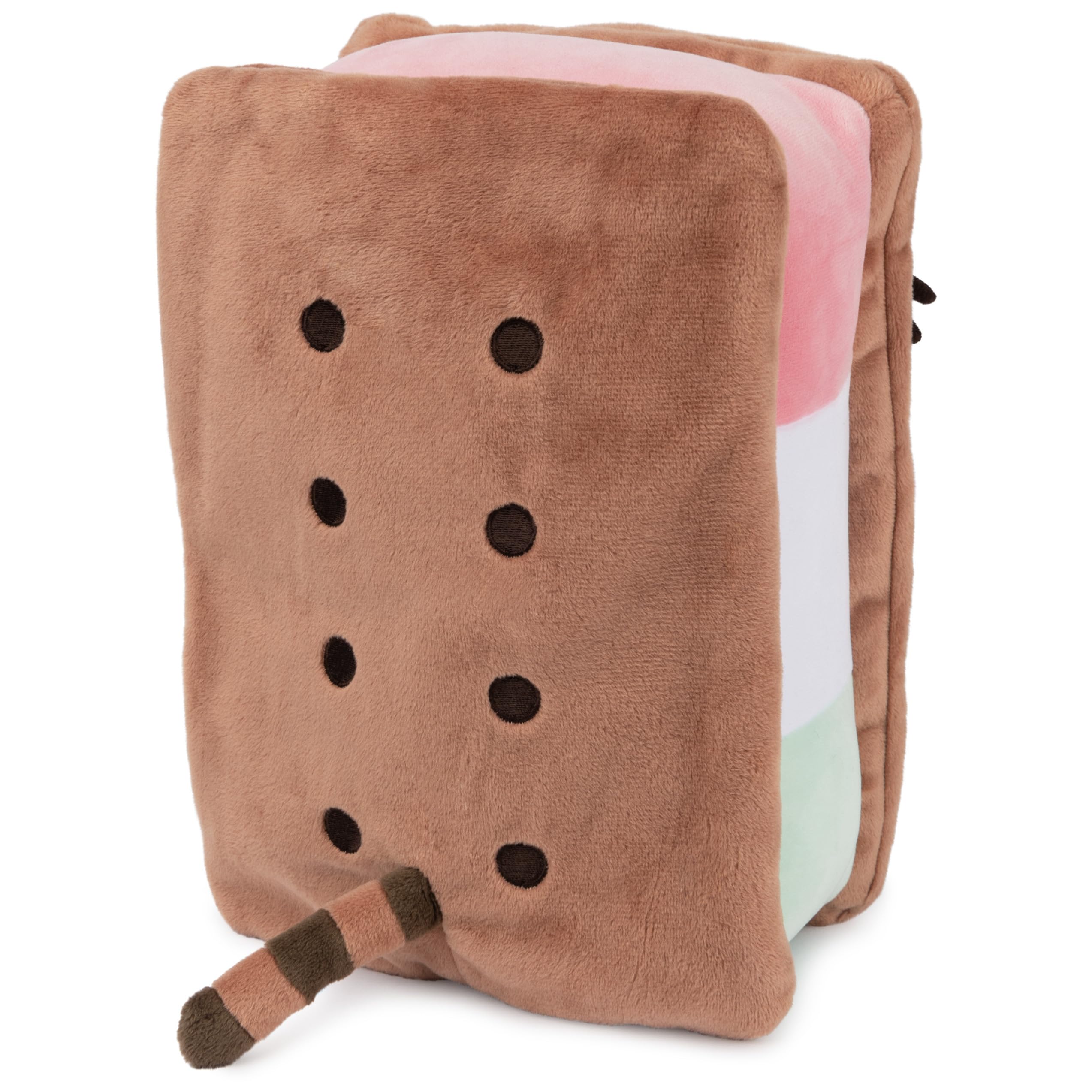 Foto 4 | Sandwich de Helado Napolitano Pusheen de Peluche Gund 24 cm - Venta Internacional