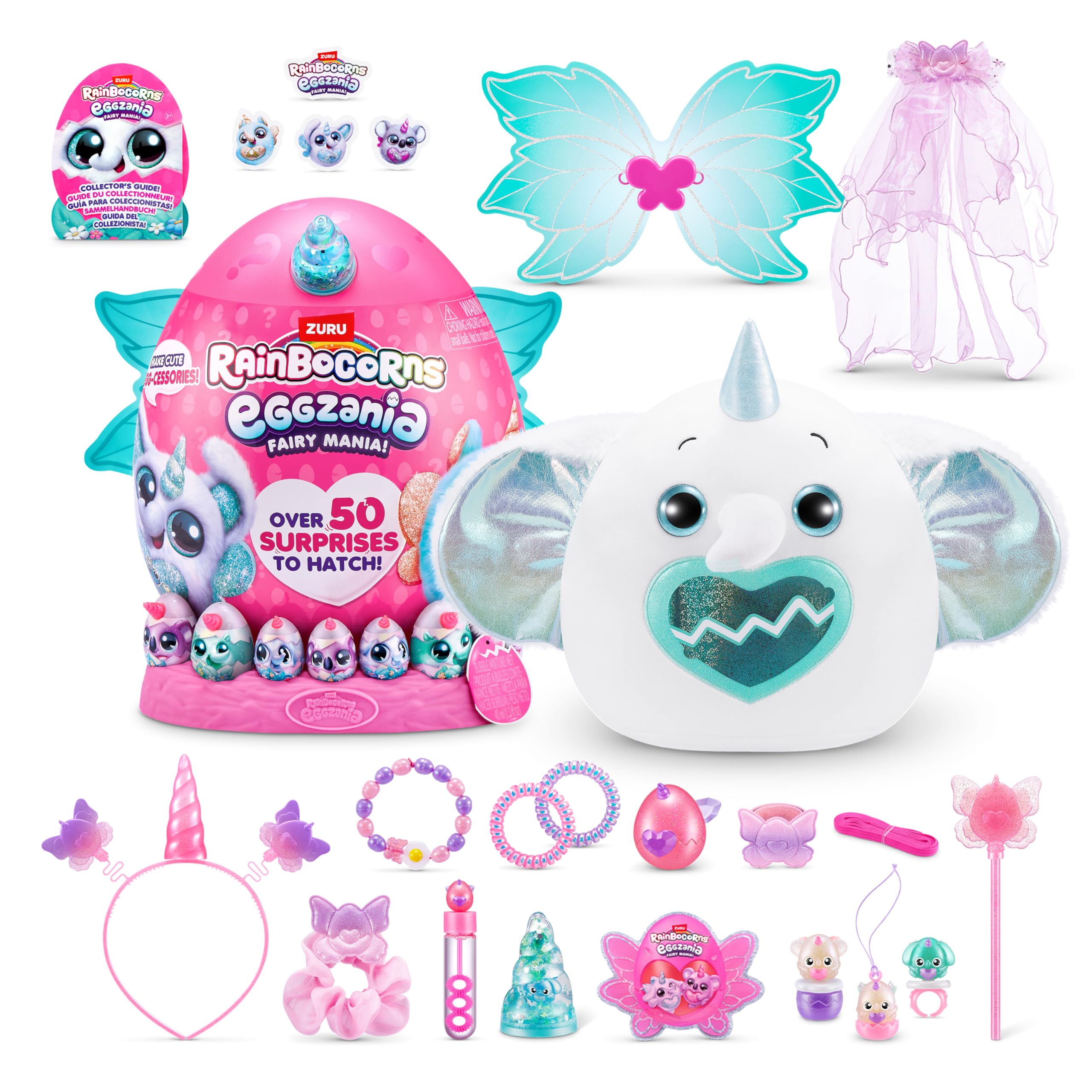 Peluche Rainbocorns Eggzania Fairy Mania Elephant Zuru - Venta Internacional.