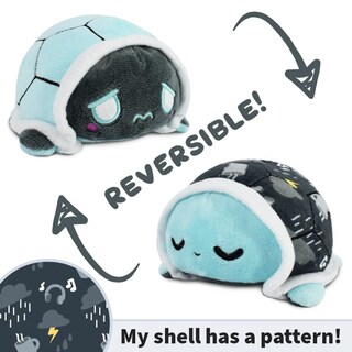 Foto 3 | Peluche Teeturtle Reversible Rainy Day, 9 Cm, Poliéster - Venta Internacional.