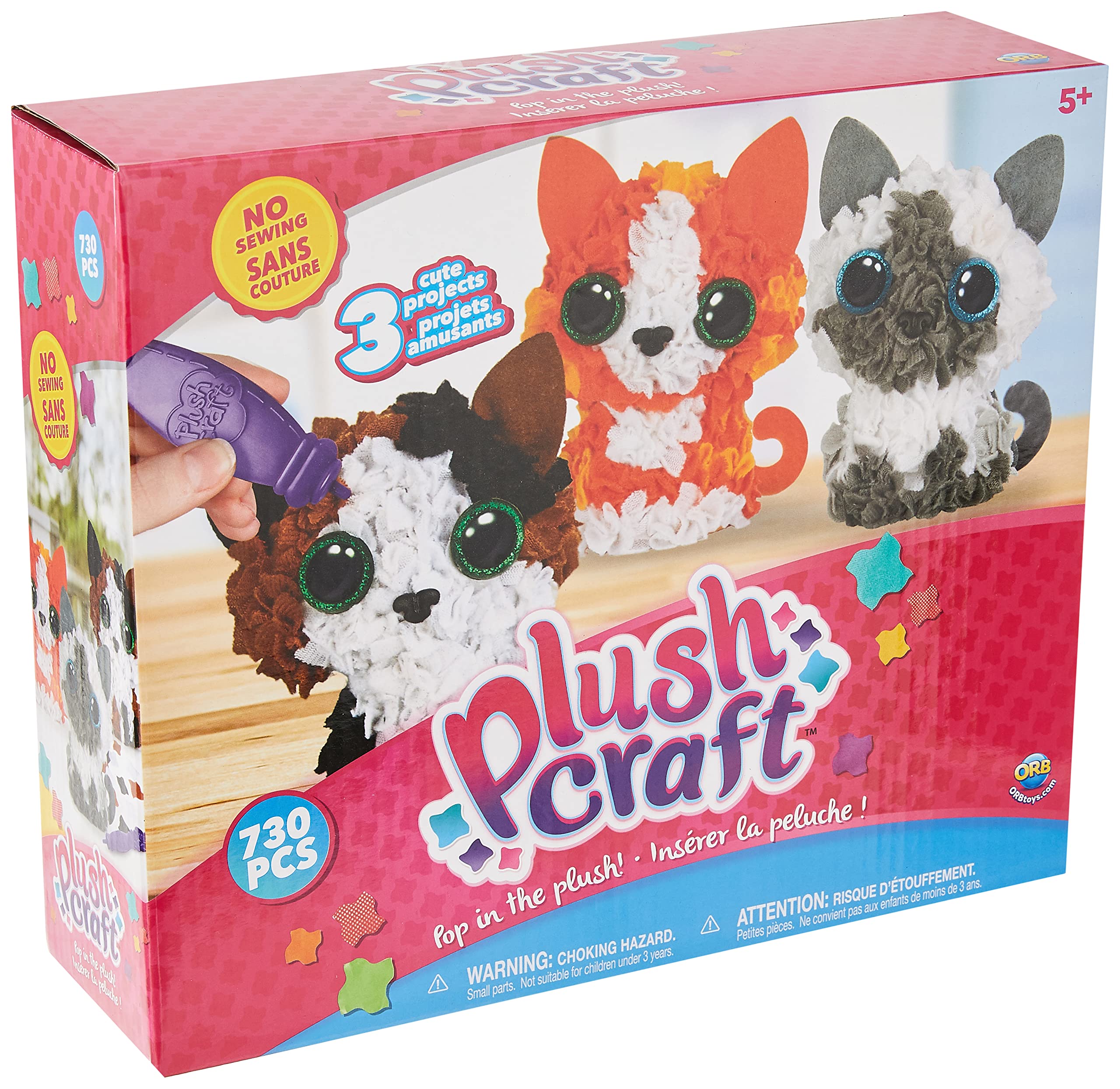 Foto 2 pulgar | Kit de Manualidades Orb The Factory Plushcraft Kitten Club 3d 730 Piezas - Venta Internacional