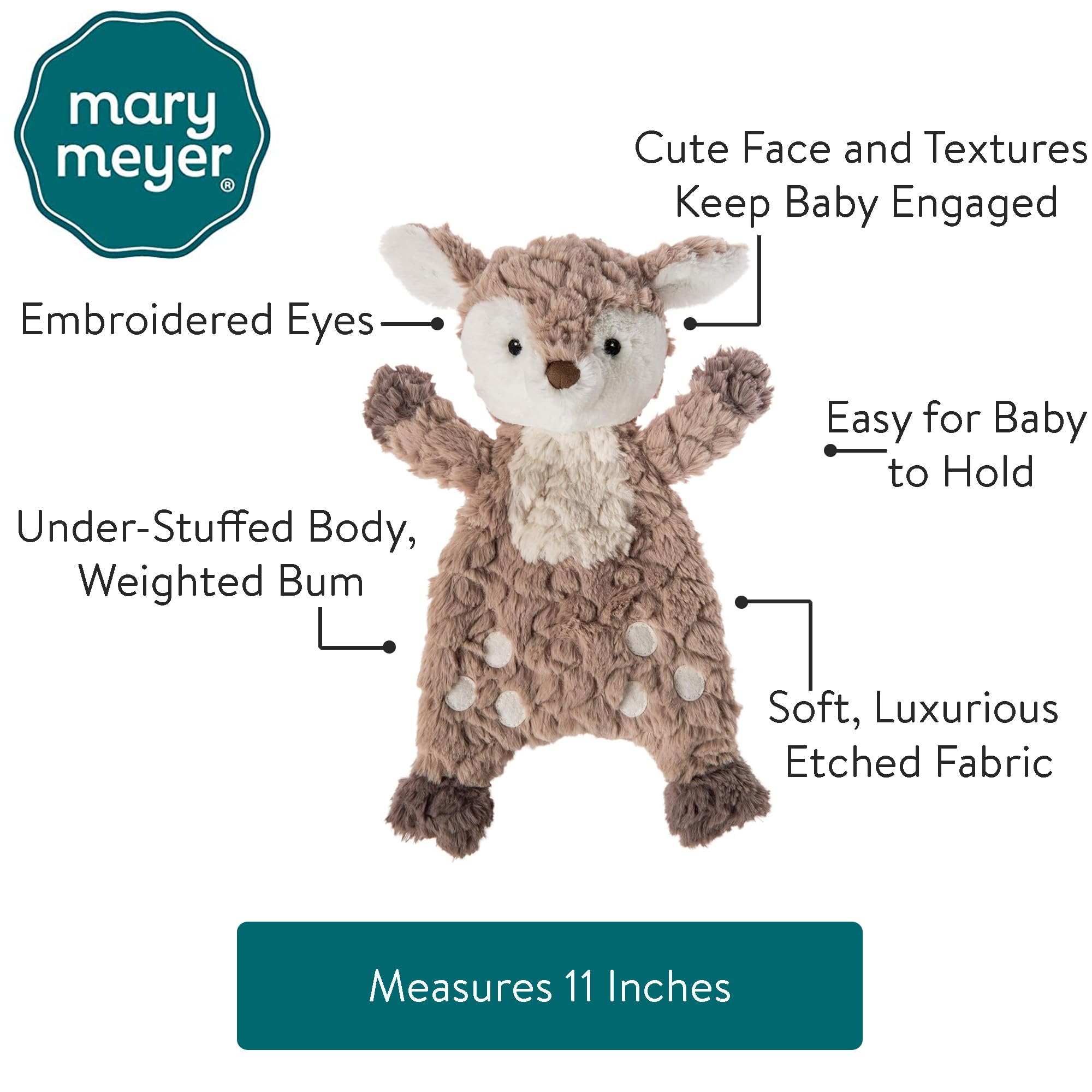 Foto 3 pulgar | Peluche Mary Meyer Putty Nursery Lovey Fawn 28 Cm - Venta Internacional.