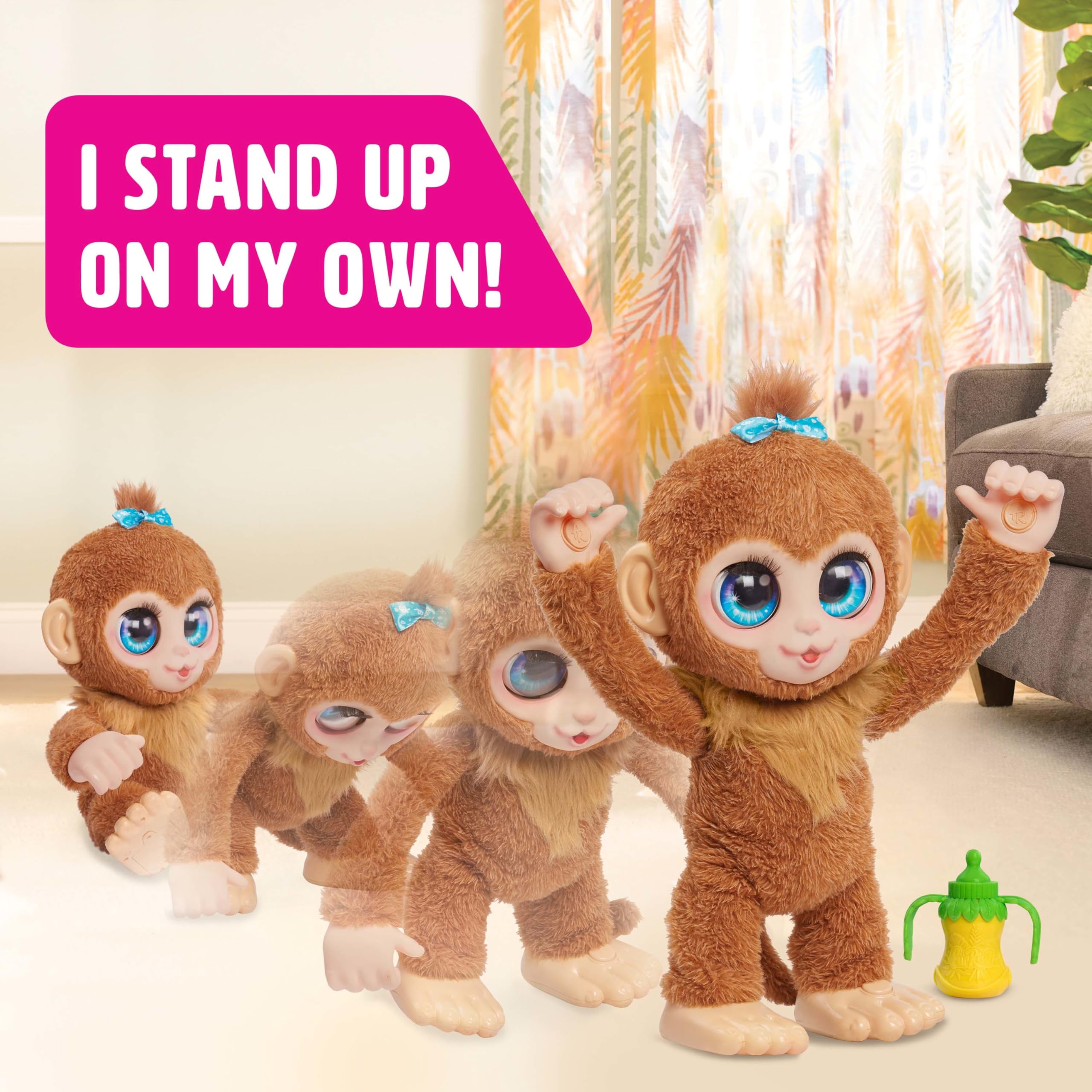 Foto 3 pulgar | Juguete Interactivo Just Play Furreal Peanut Monkey 38 Cm Para Niños A Partir De 4 Años - Venta Internacional.