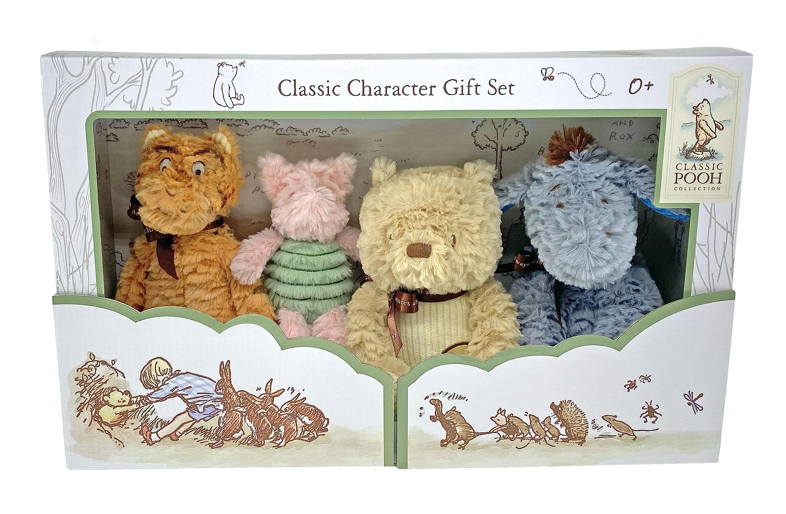 Foto 2 pulgar | Set De Coleccionista De Peluche Kids Preferred Disney Baby Winnie Pooh - Venta Internacional.