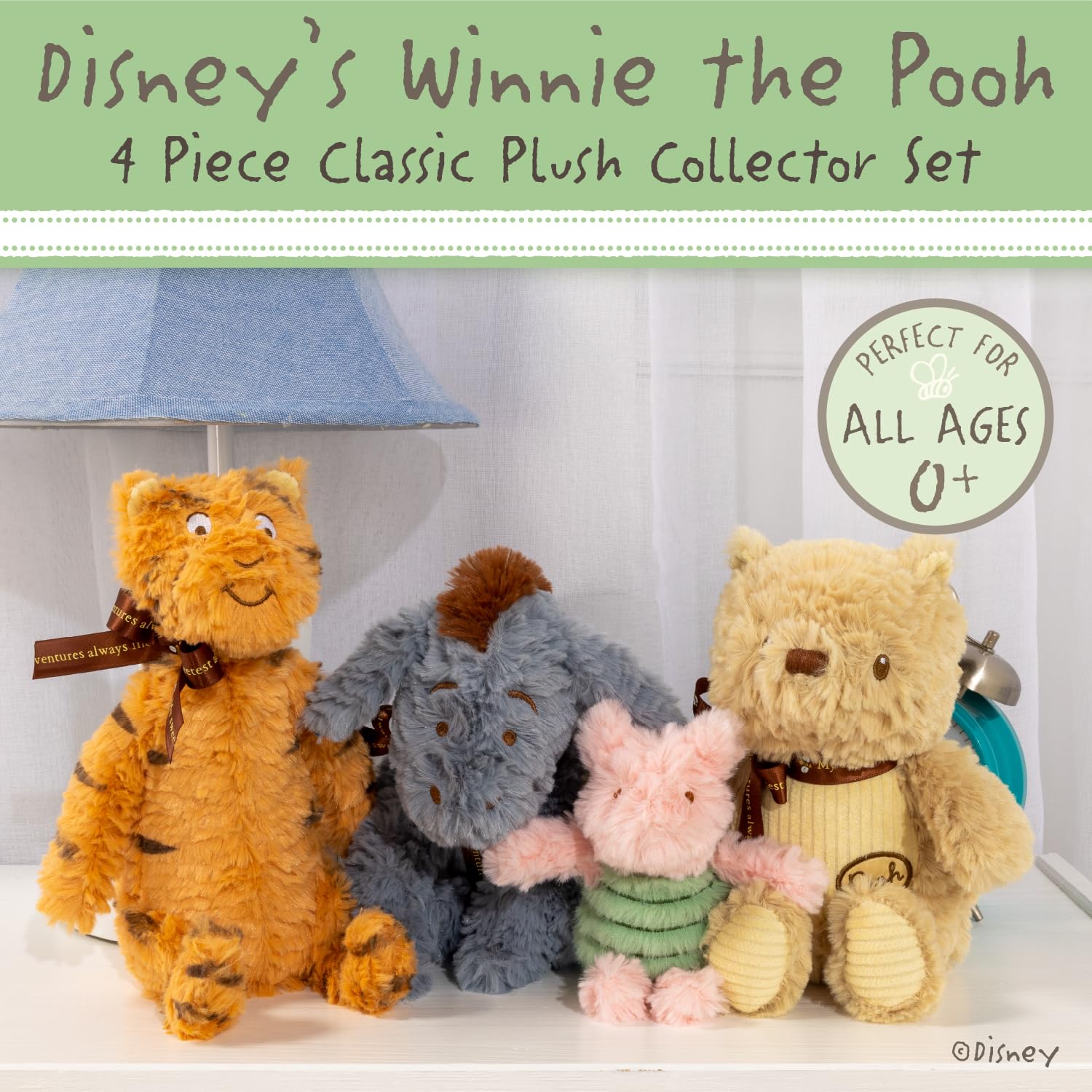 Foto 3 pulgar | Set De Coleccionista De Peluche Kids Preferred Disney Baby Winnie Pooh - Venta Internacional.
