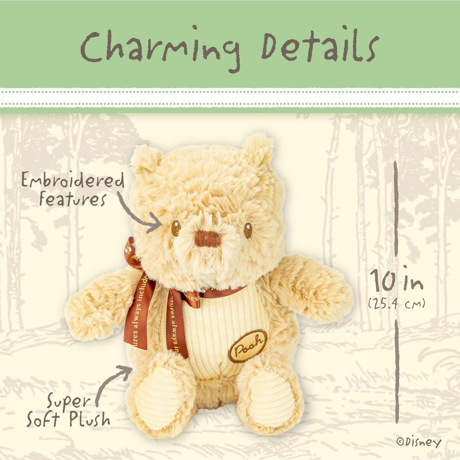 Foto 4 pulgar | Set De Coleccionista De Peluche Kids Preferred Disney Baby Winnie Pooh - Venta Internacional.