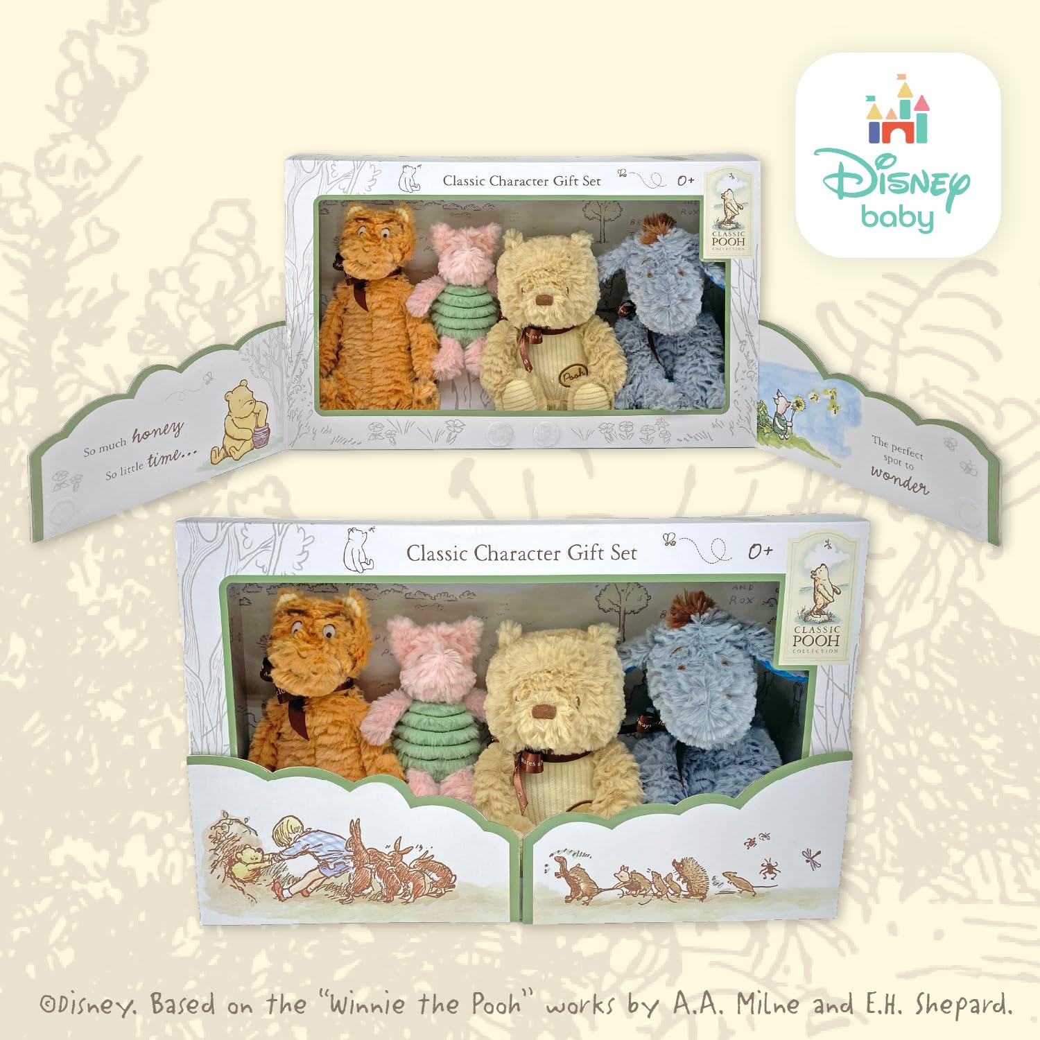 Foto 8 pulgar | Set De Coleccionista De Peluche Kids Preferred Disney Baby Winnie Pooh - Venta Internacional.