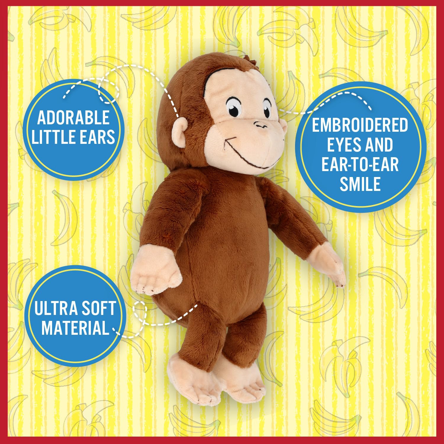 Foto 4 pulgar | Peluche Kids Preferred Curious George 30 cm - Venta Internacional