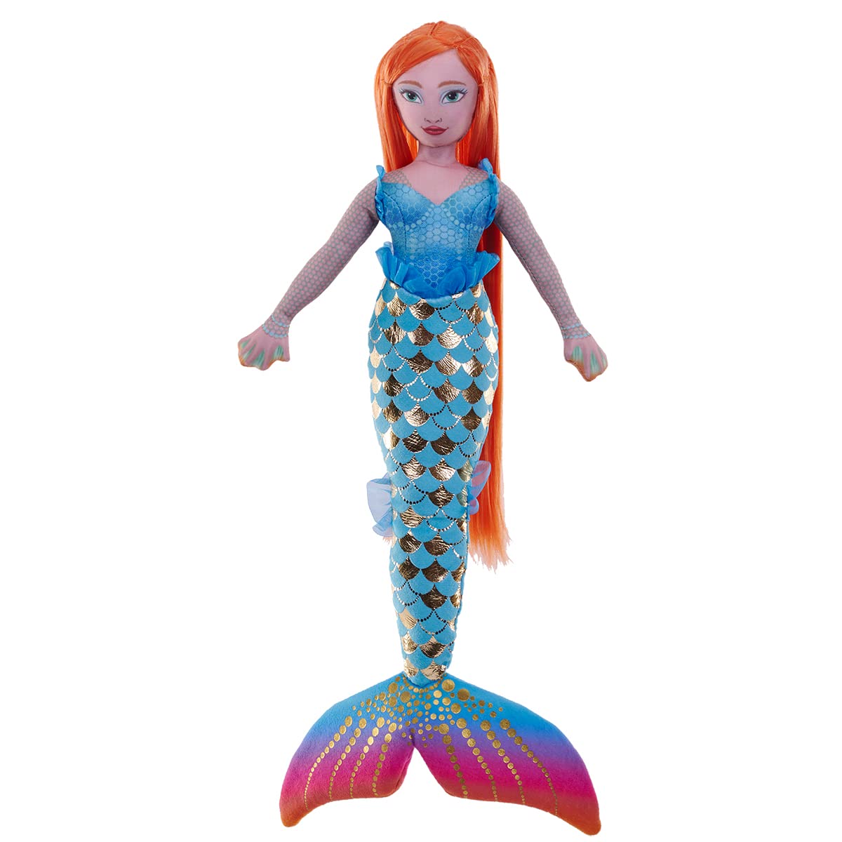Peluche Wild Republic Mysteries Of Atlantis Mermaid 50 Cm - Venta Internacional.
