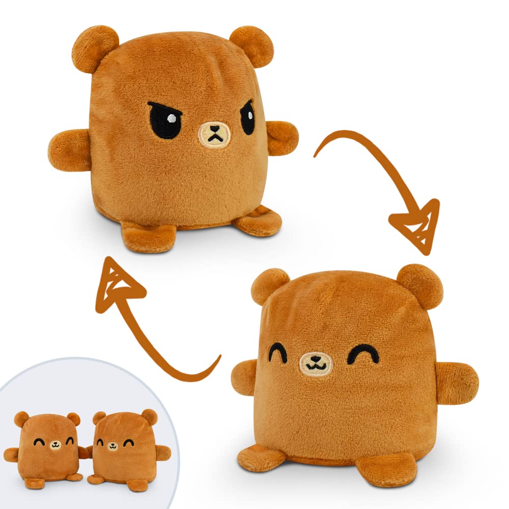 Peluches Magnéticos Reversibles Teeturtle De Plushmates, Diseño De Oso Pardo - Venta Internacional.