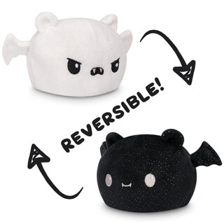 Foto 3 | Bate Reversible Plushie Teeturtle Negro Y Blanco Brillante De 9 Cm - Venta Internacional.
