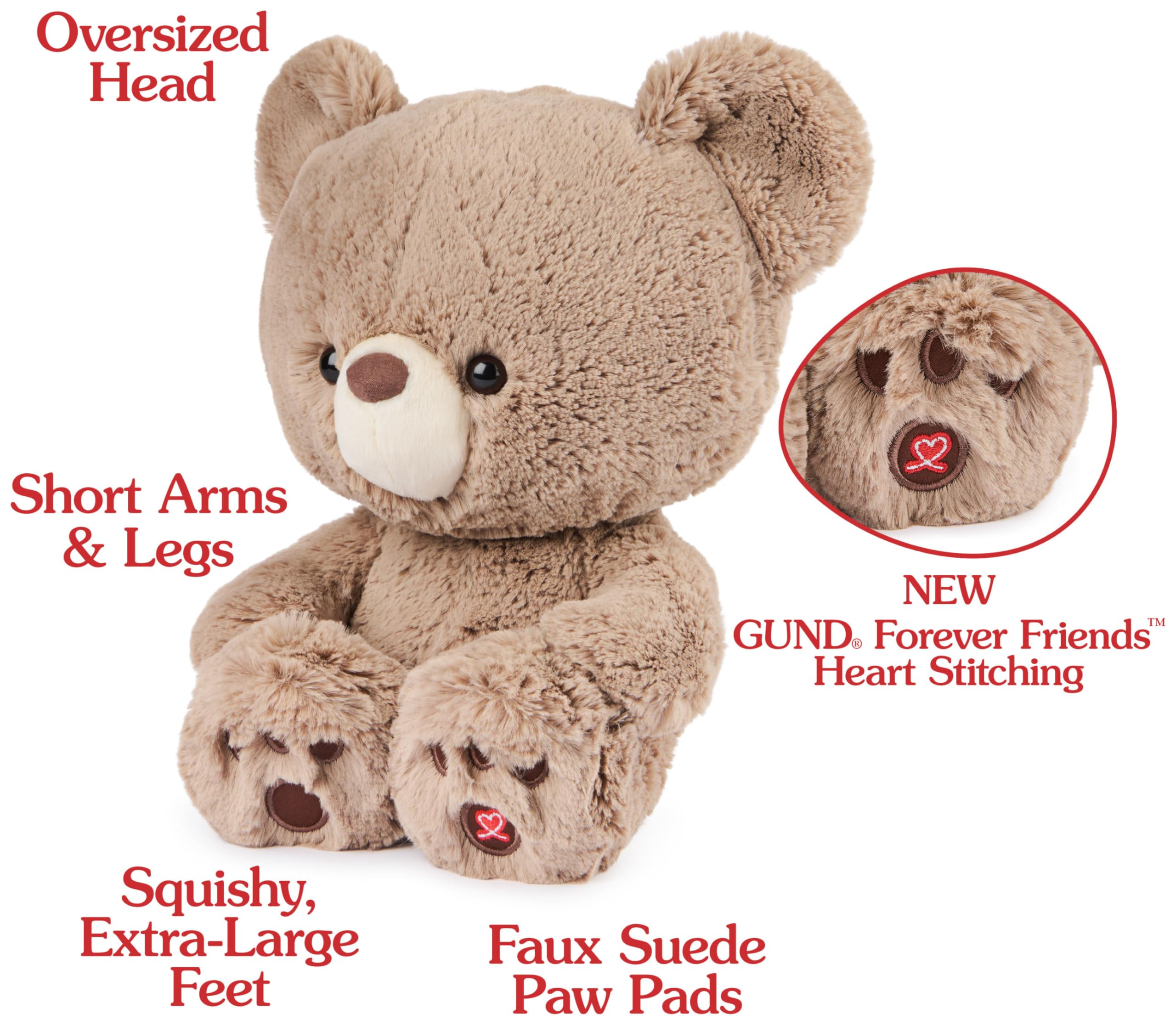 Foto 5 pulgar | Oso fe Peluche Gund Kai - Venta Internacional