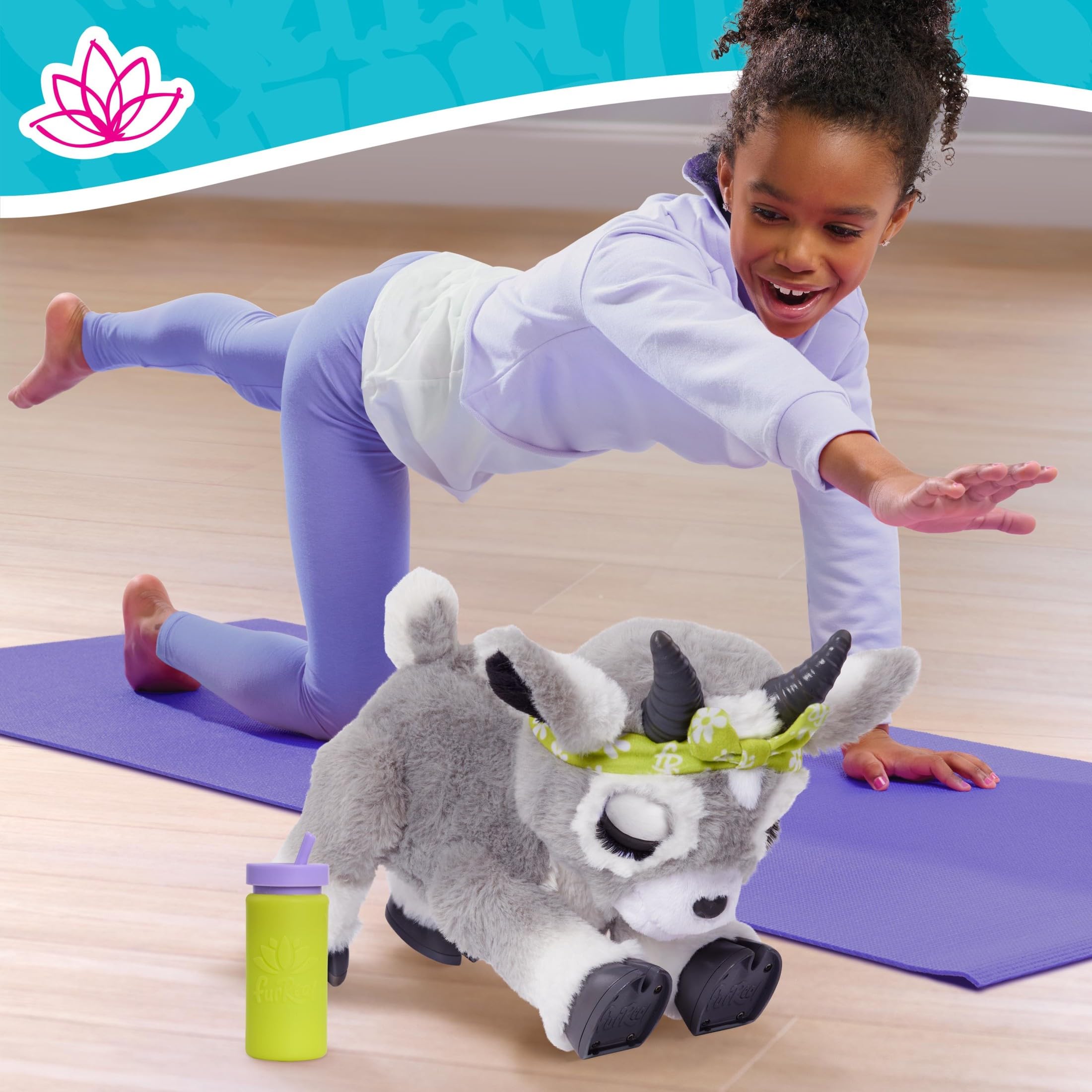 Foto 3 pulgar | Juguete Interactivo Just Play Furreal Daisy The Yoga Goat - Venta Internacional.