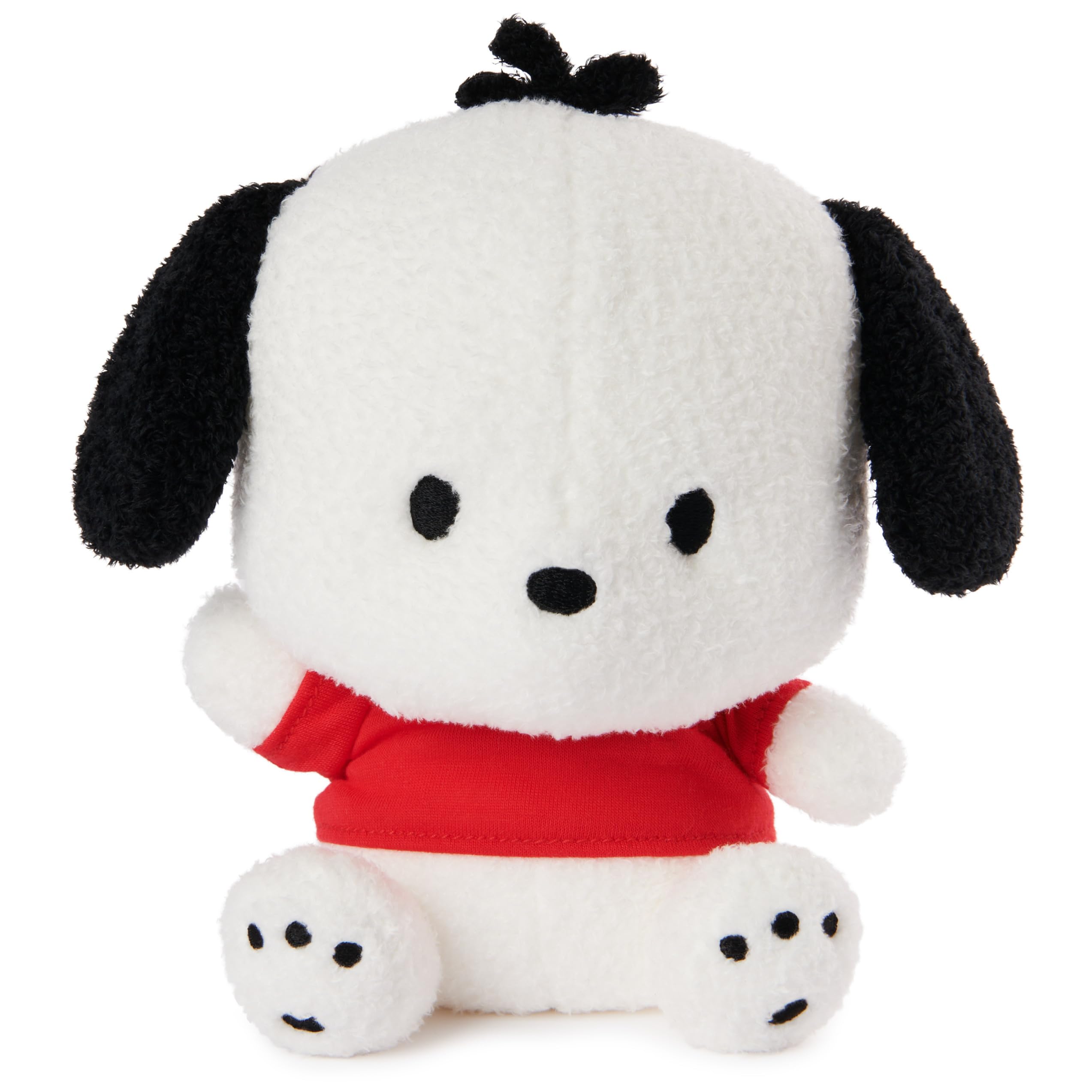 Peluche Gund Sanrio Pochacco Puppy Blanco/rojo 15 Cm - Venta Internacional.