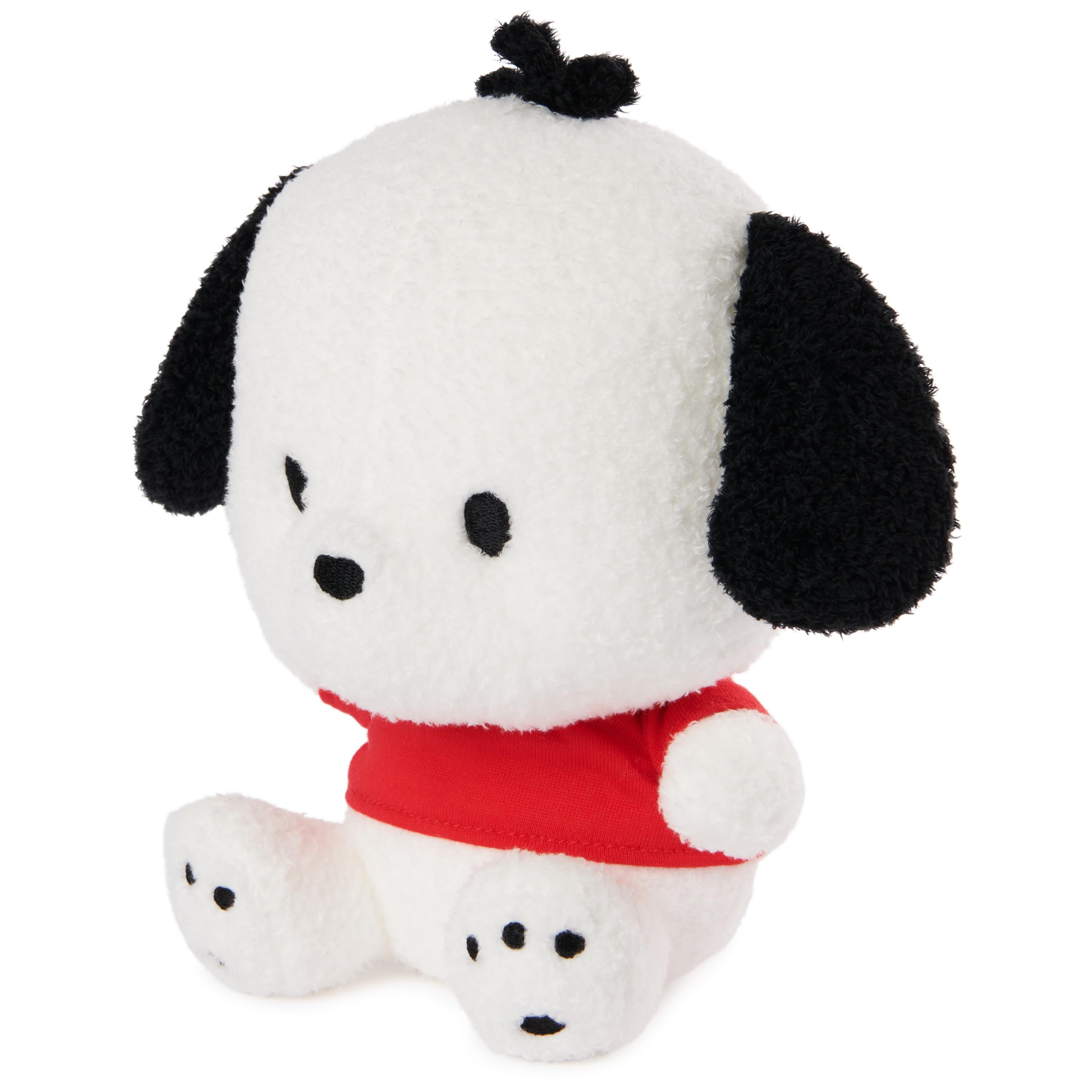 Foto 5 pulgar | Peluche Gund Sanrio Pochacco Puppy Blanco/rojo 15 Cm - Venta Internacional.