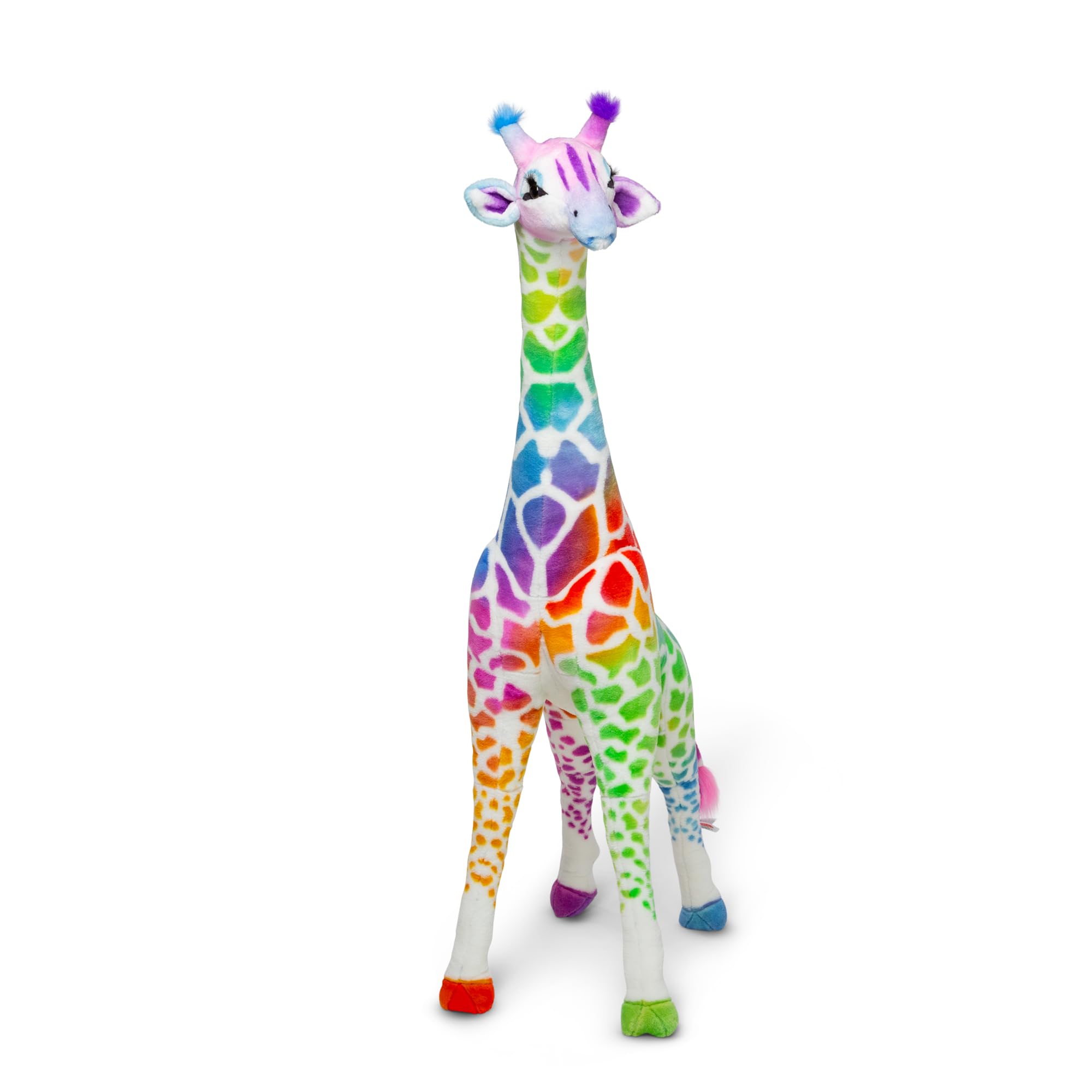 Foto 2 pulgar | Juguete De Peluche Melissa & Doug Rainbow Jiraffe De 4 Pies De Altura - Venta Internacional.