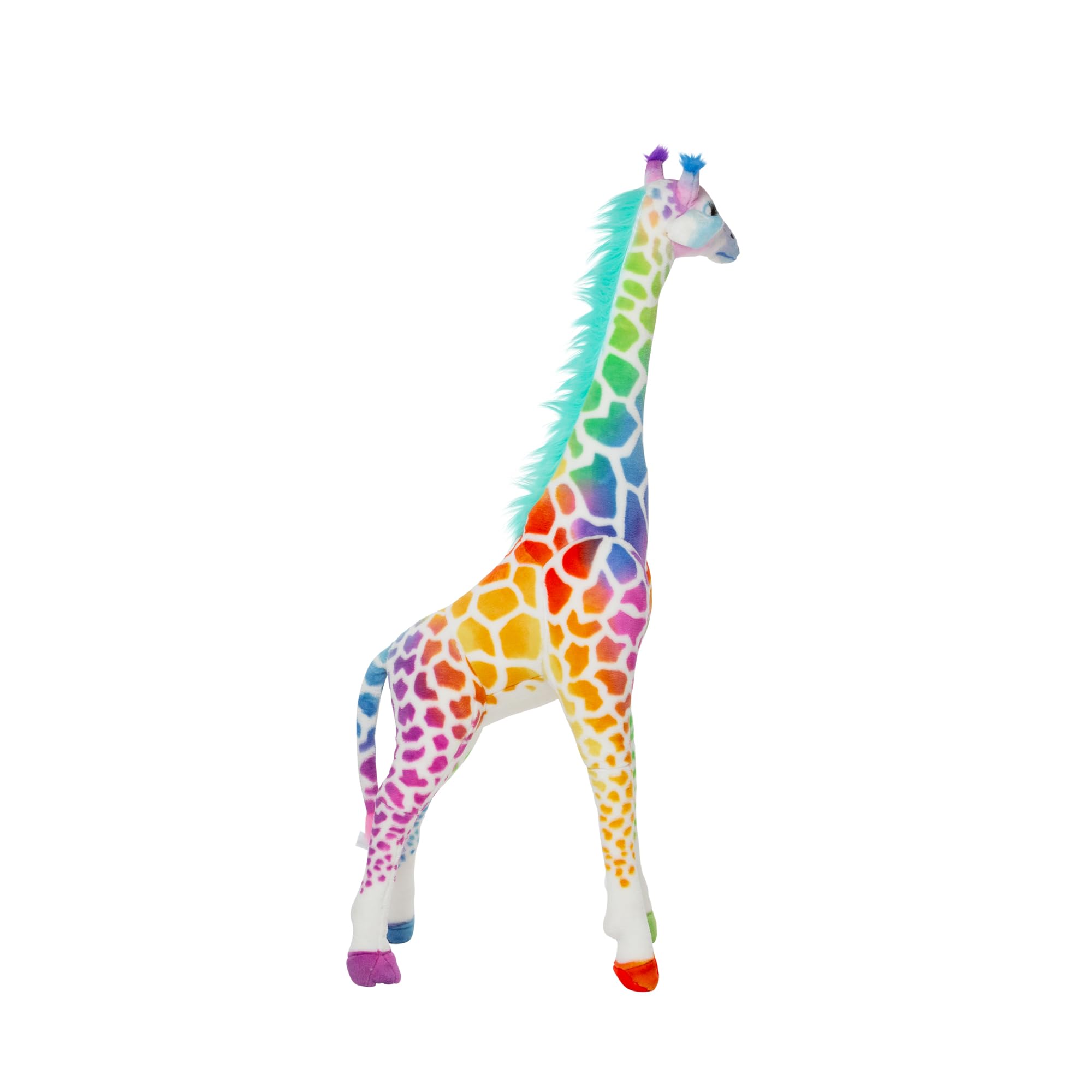 Foto 6 pulgar | Juguete De Peluche Melissa & Doug Rainbow Jiraffe De 4 Pies De Altura - Venta Internacional.
