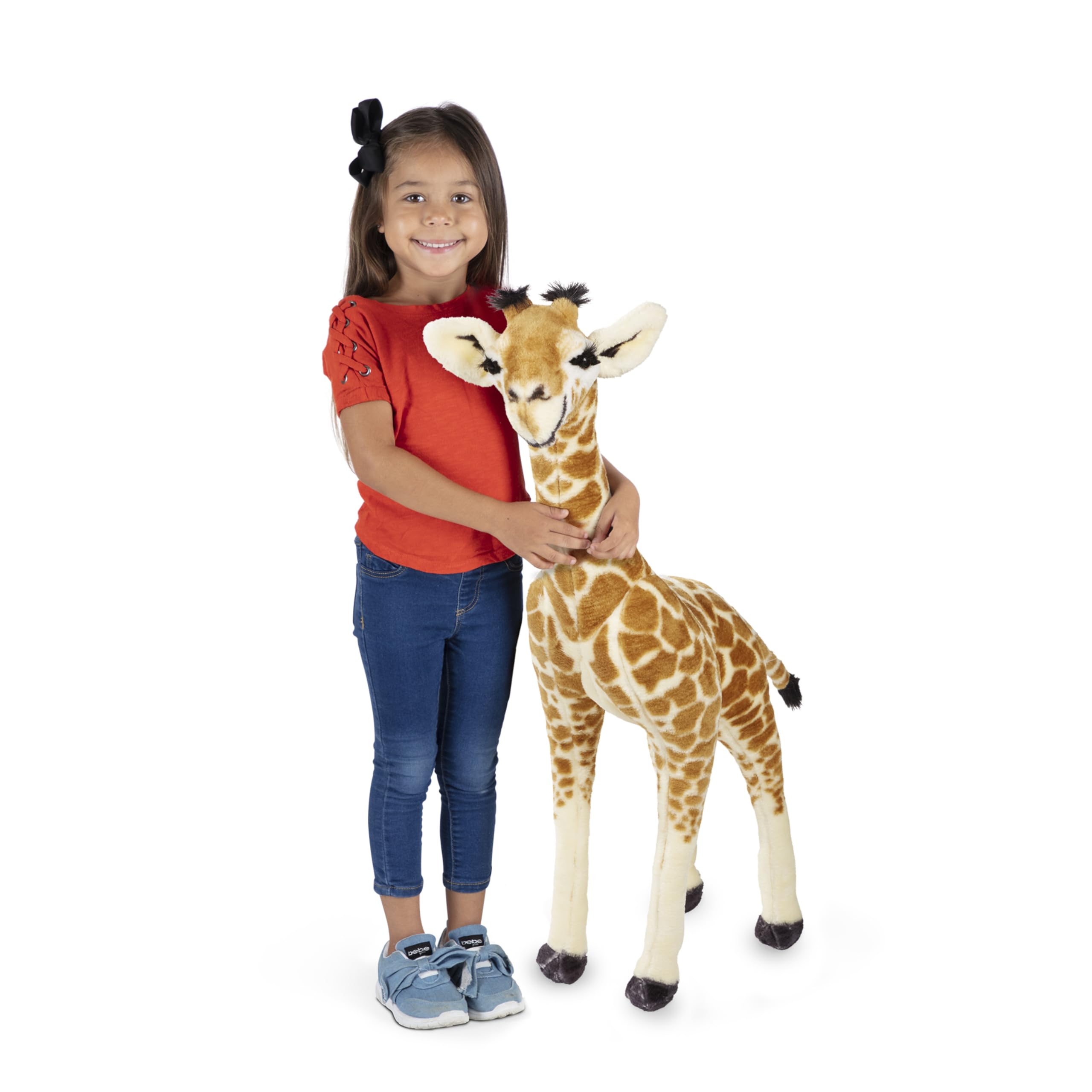 Juguete De Peluche Melissa & Doug, Jirafa Bebé De Pie, 90 Cm De Altura - Venta Internacional.