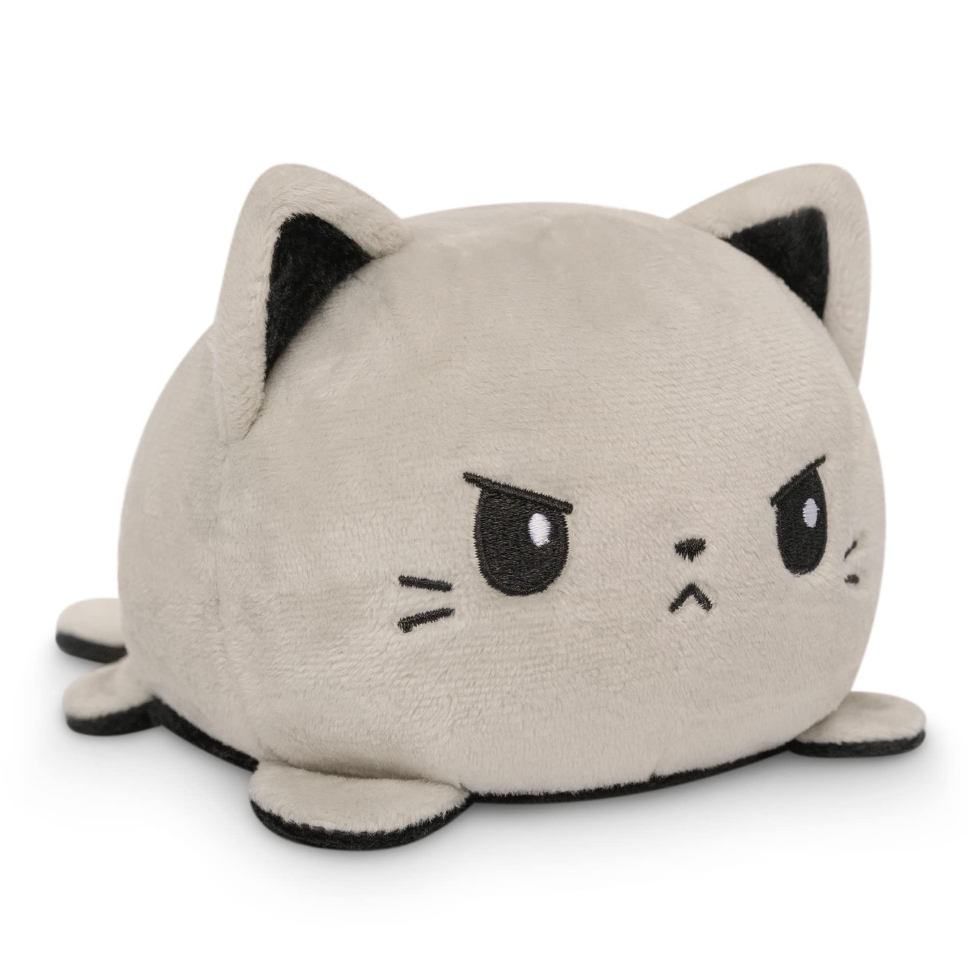 Plushie Teeturtle The Original Reversible Cat Negro+gris - Venta Internacional.