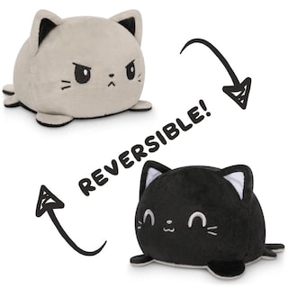 Foto 3 | Plushie Teeturtle The Original Reversible Cat Negro+gris - Venta Internacional.
