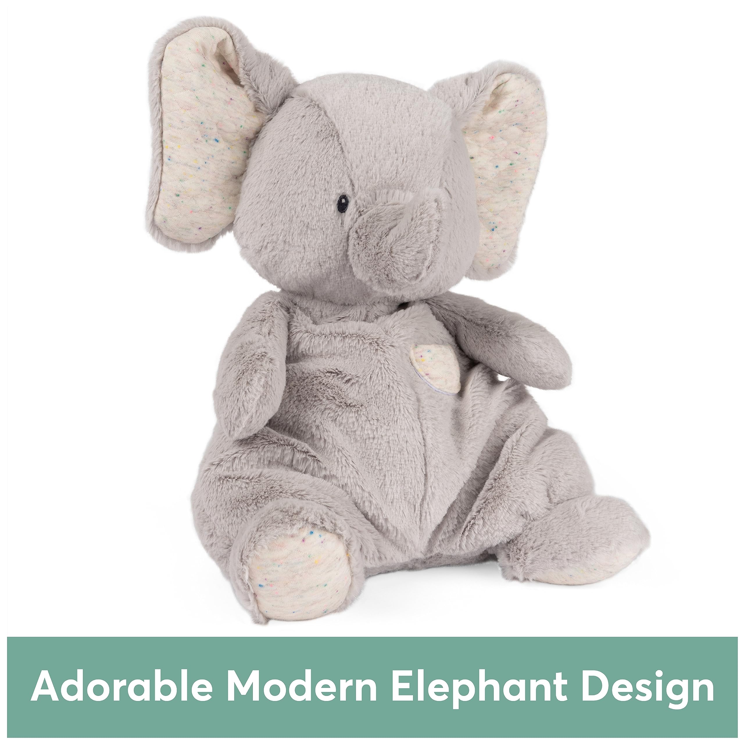 Foto 3 pulgar | Peluche Gund Baby Oh So Snuggly Elephant, Color Gris Ceniza - Venta Internacional.