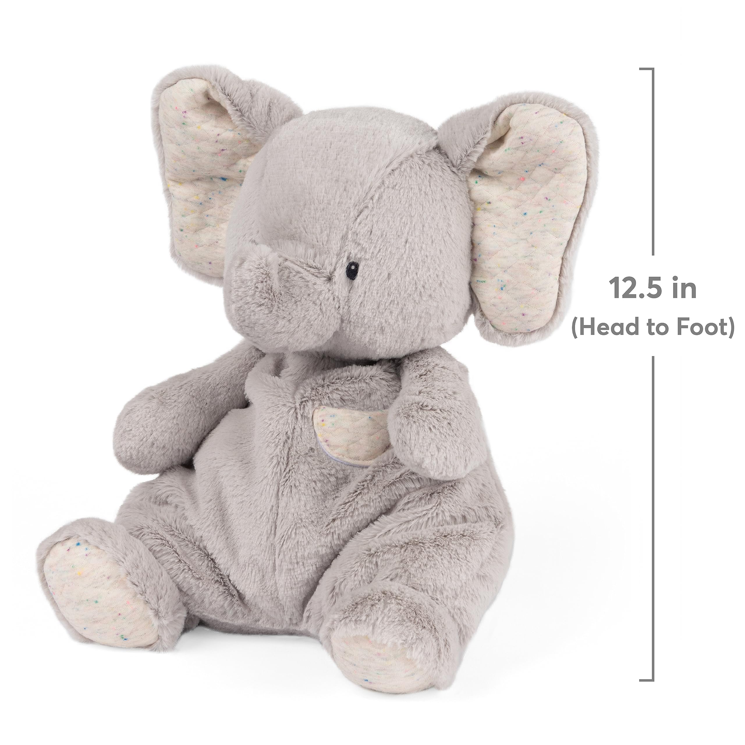Foto 7 pulgar | Peluche Gund Baby Oh So Snuggly Elephant, Color Gris Ceniza - Venta Internacional.