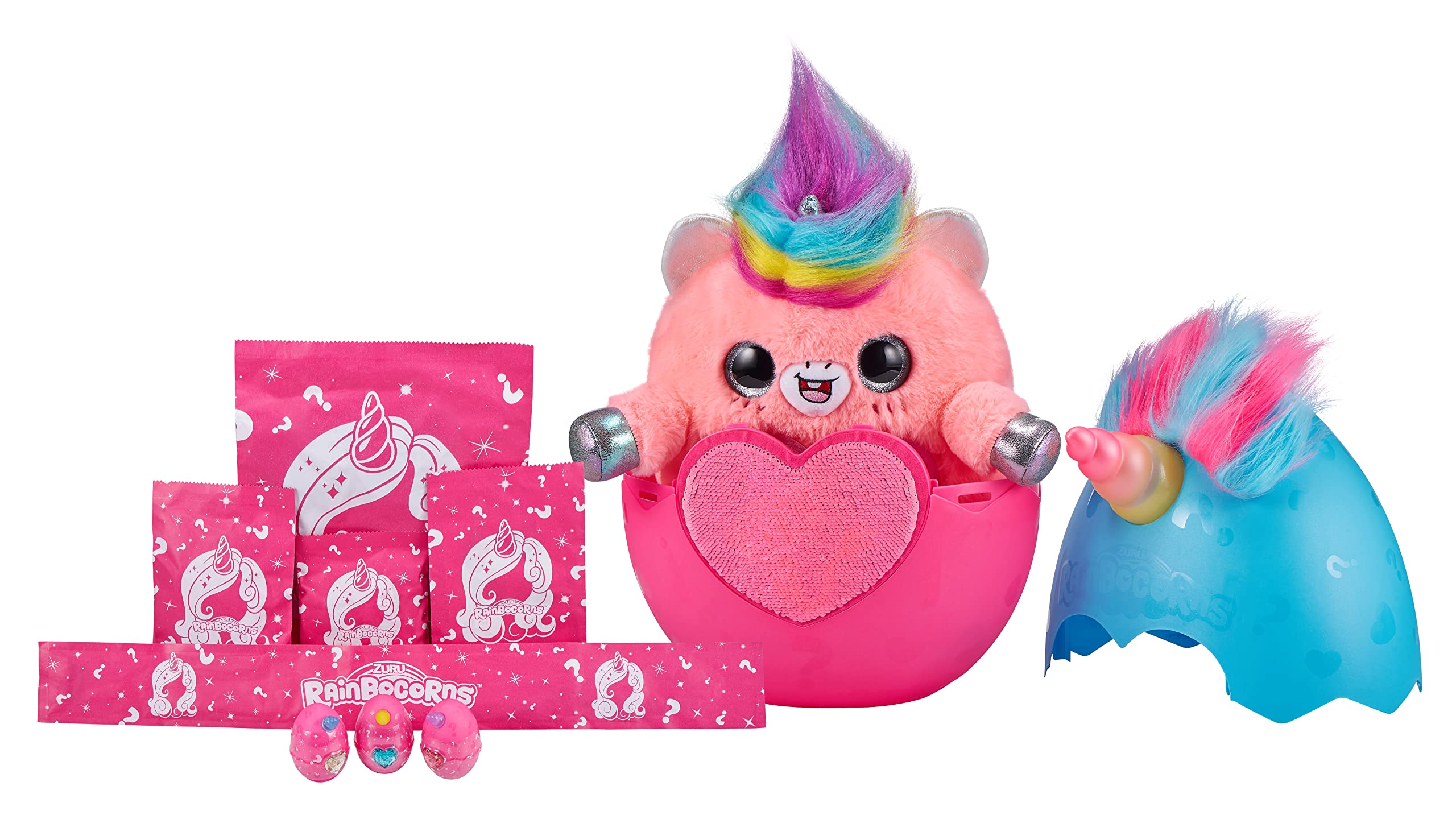 Foto 4 pulgar | Animal De Peluche Rainbocorns Big Hair Surprise Zuru Unicorn - Venta Internacional.