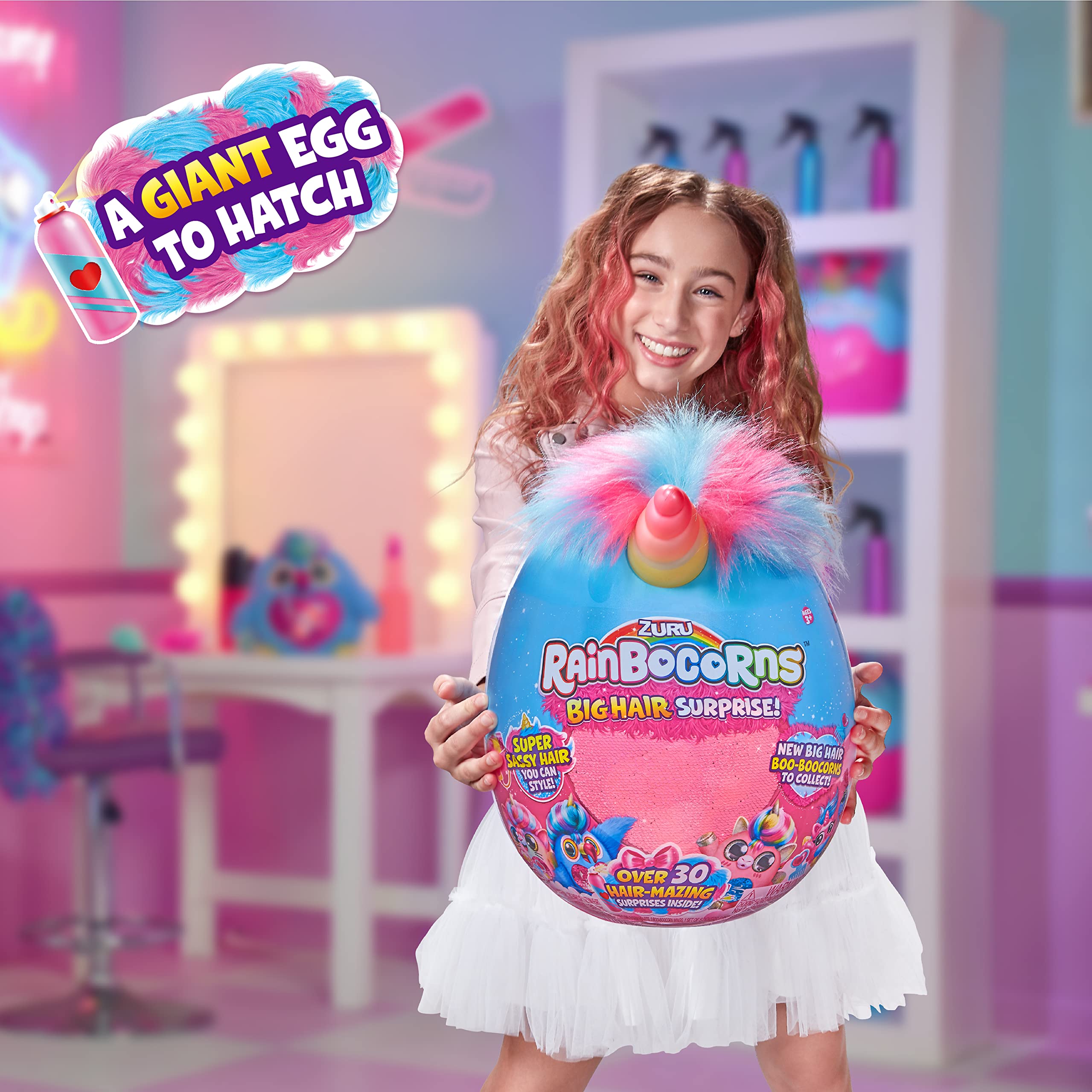 Foto 7 | Animal De Peluche Rainbocorns Big Hair Surprise Zuru Unicorn - Venta Internacional.